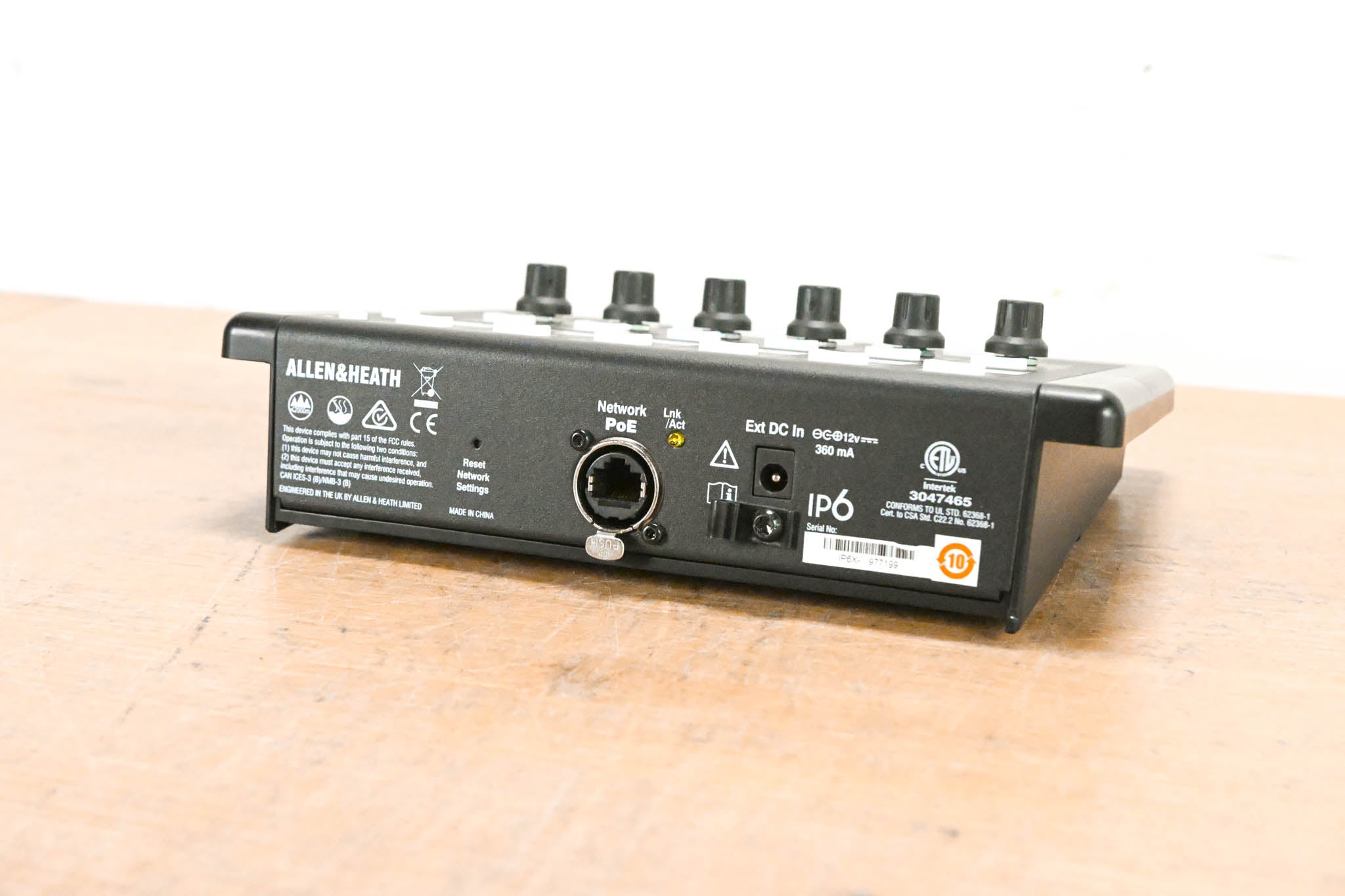 Allen & Heath IP6 Six Rotary Remote Controller for dLive/Avantis/AHM