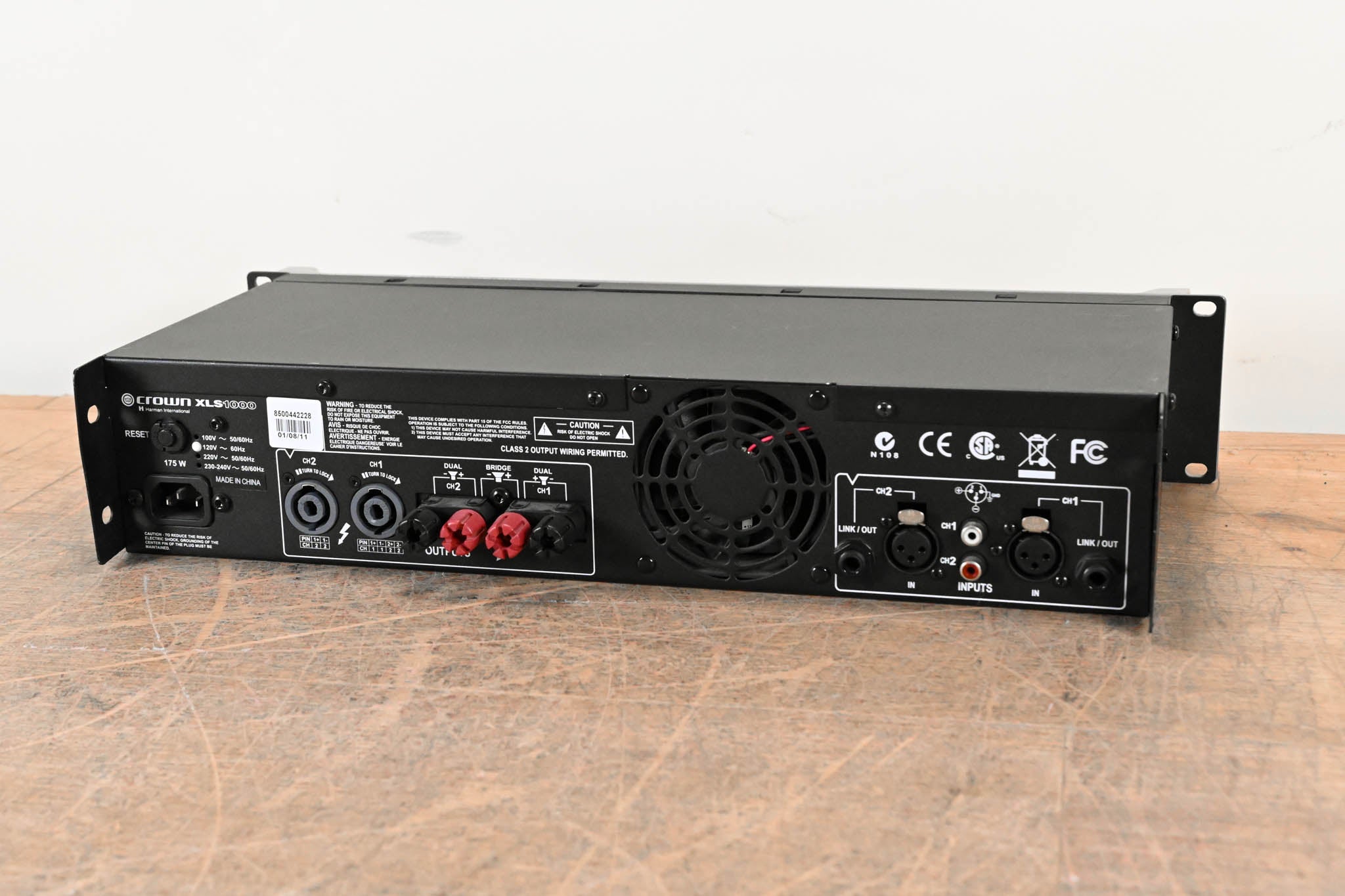 Crown XLS 1000 2-Channel Power Amplifier