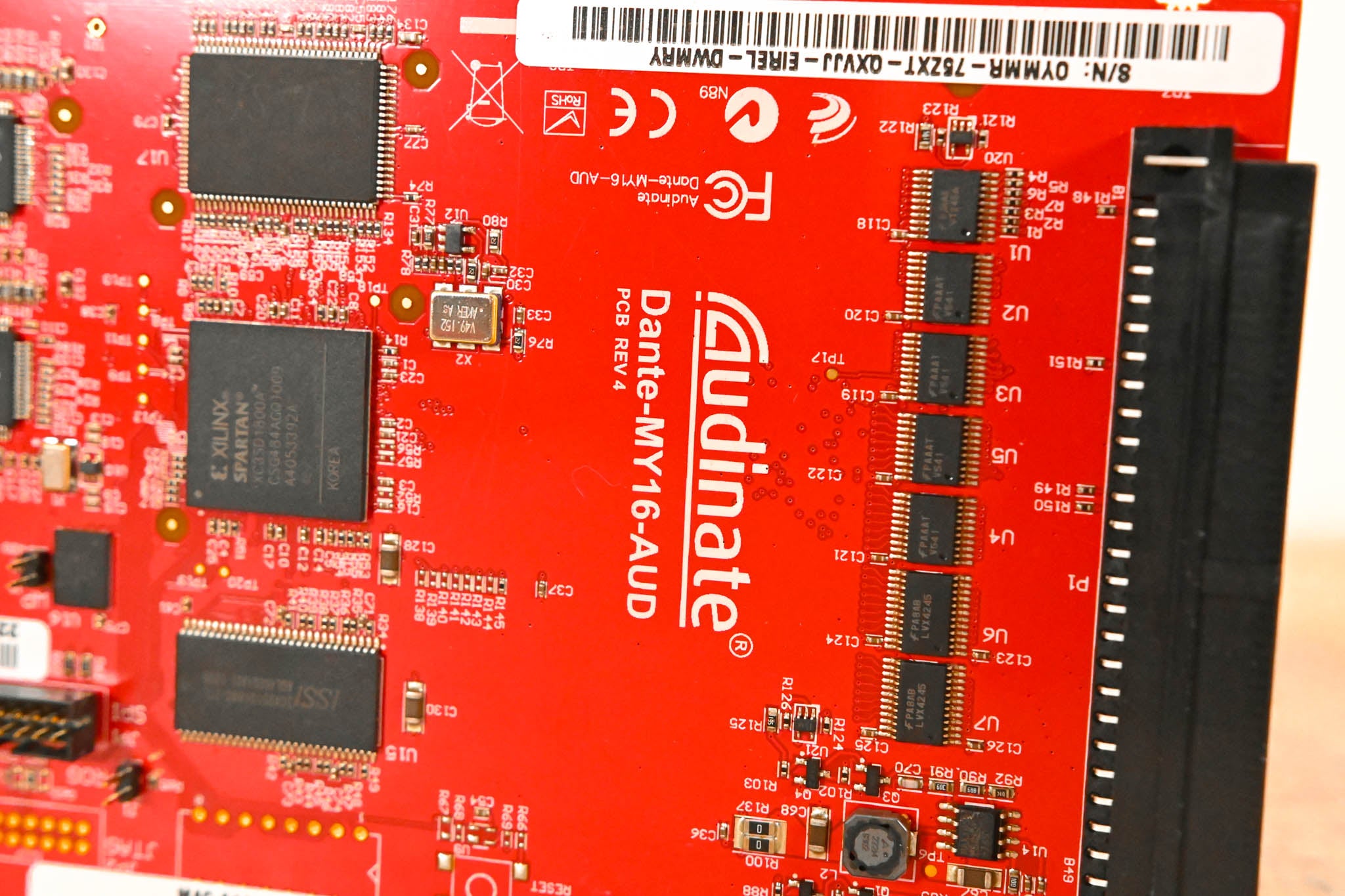Audinate Dante-MY16-AUD 16-Channel Dante Network I/O Card