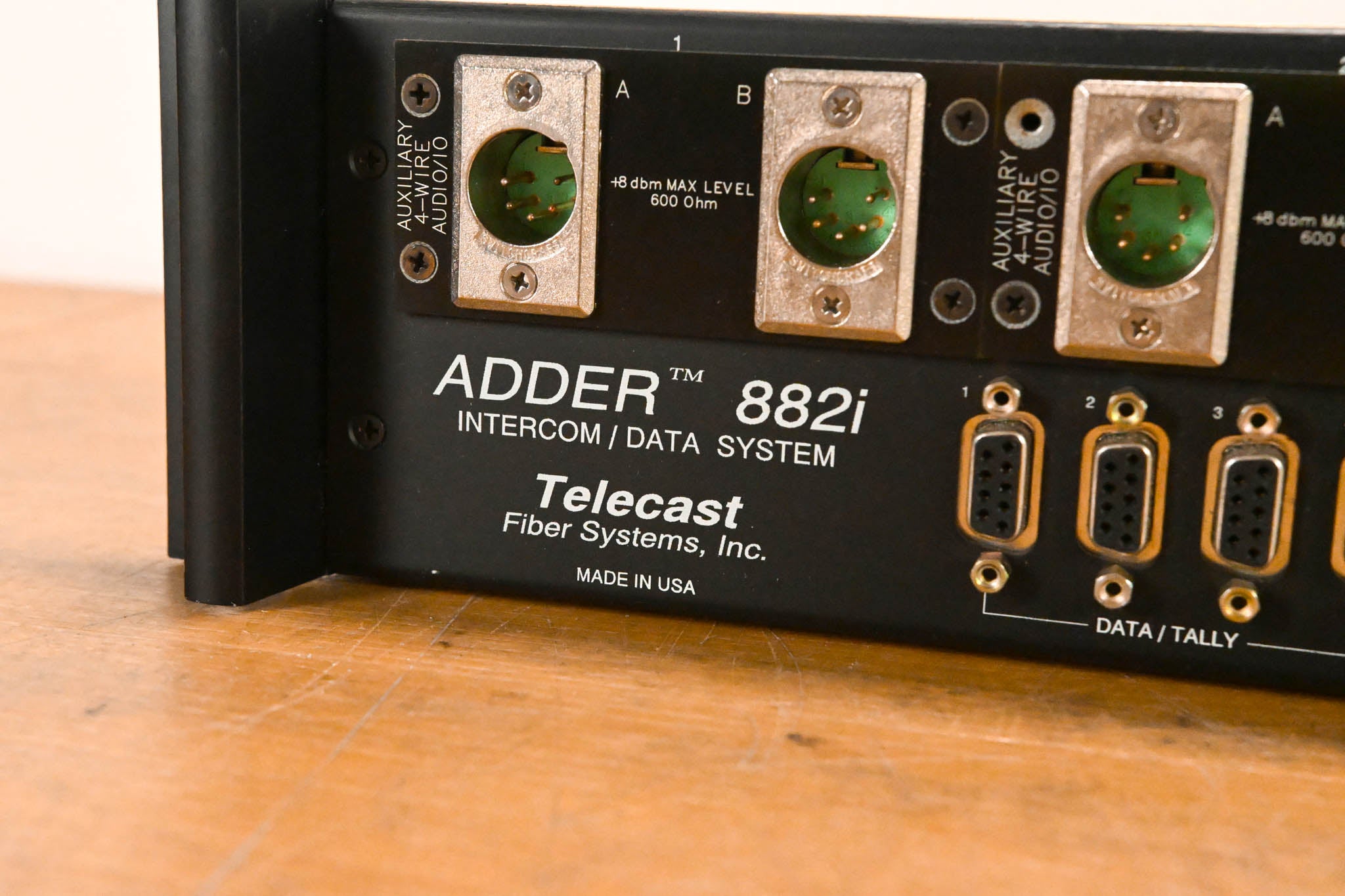 Telecast Fiber Systems Adder 882i Fiber Intercom Data System (NO PSU)