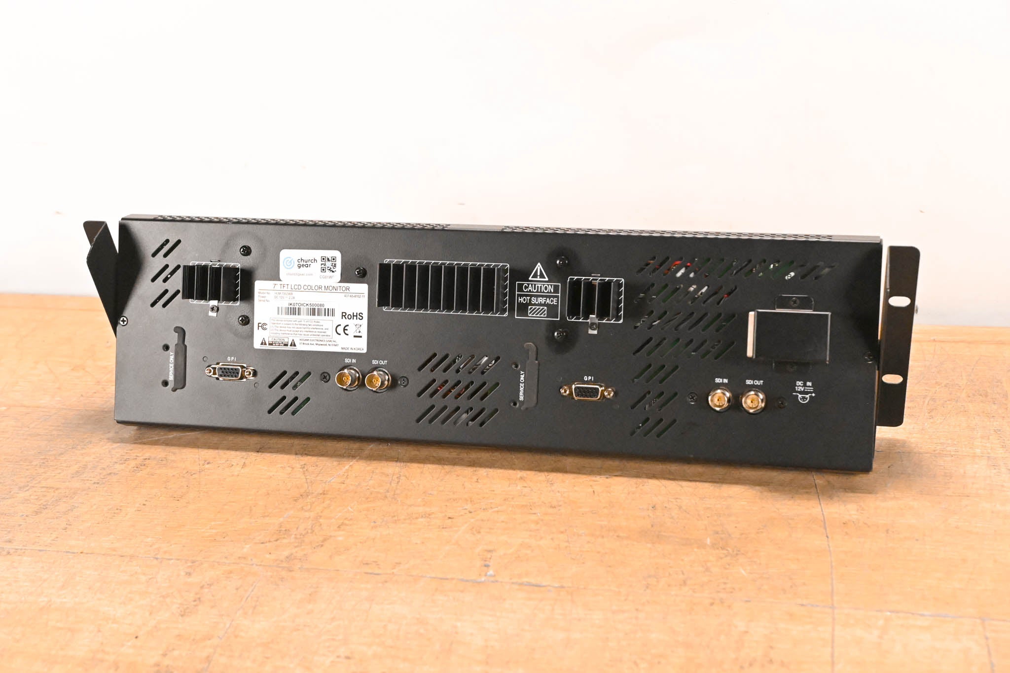 Ikegami HLM-7002WR 7" Dual HDTV/SDTV Multi-Format LCD Monitor (NO PSU)