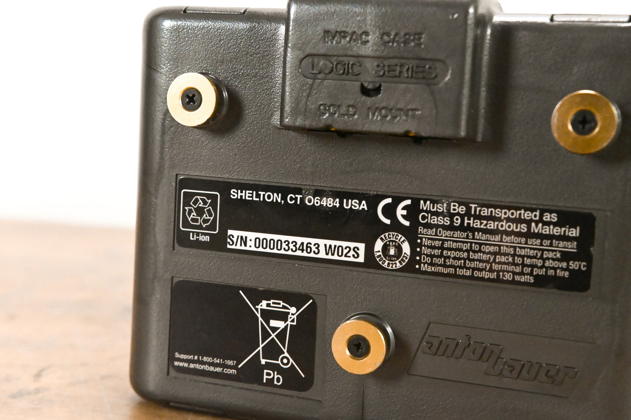 Anton Bauer Dionic 160 Interactive 2000 160Wh Gold-Mount Battery