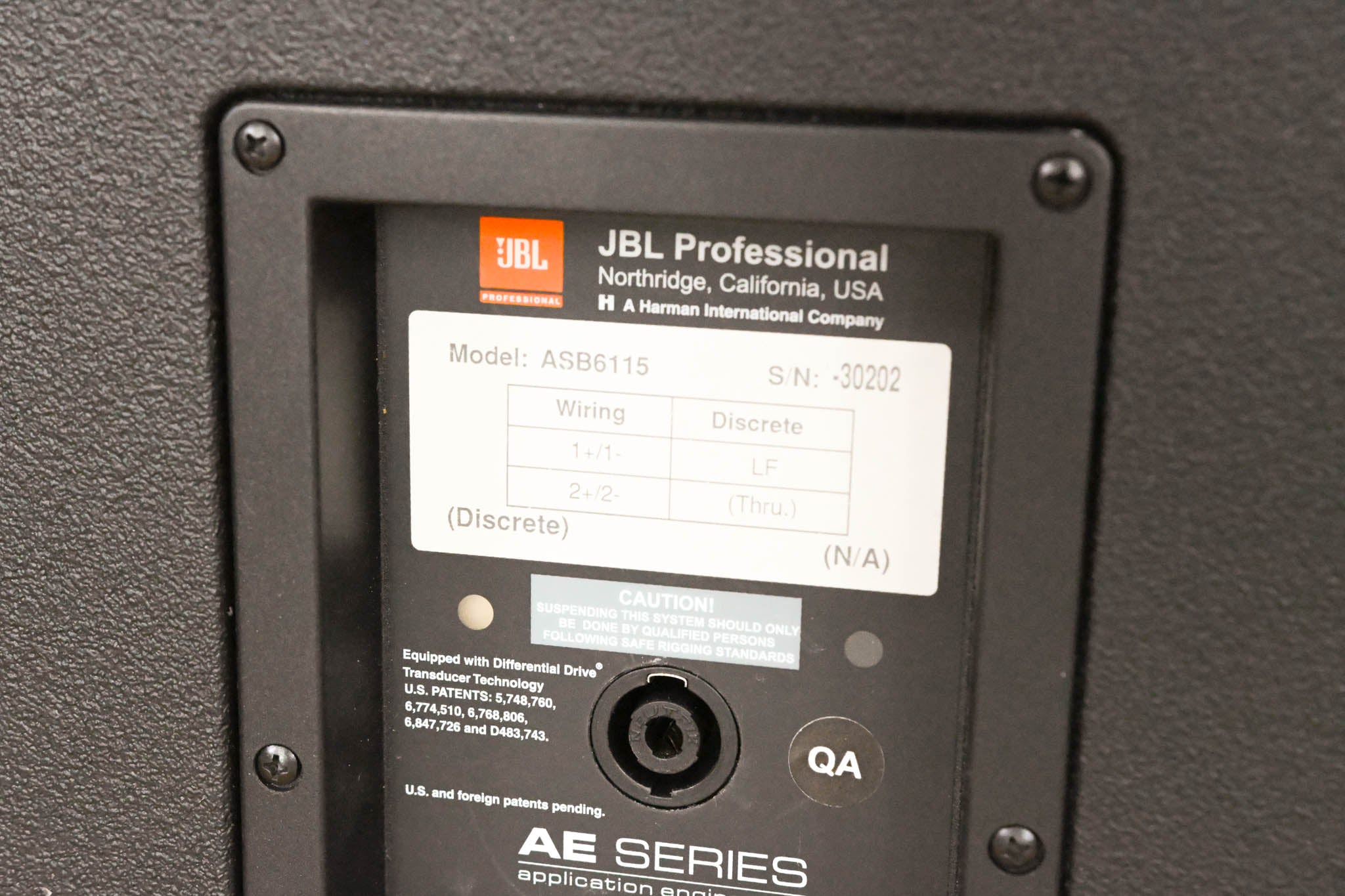 JBL ASB6115 Compact 15" High-Power Subwoofer