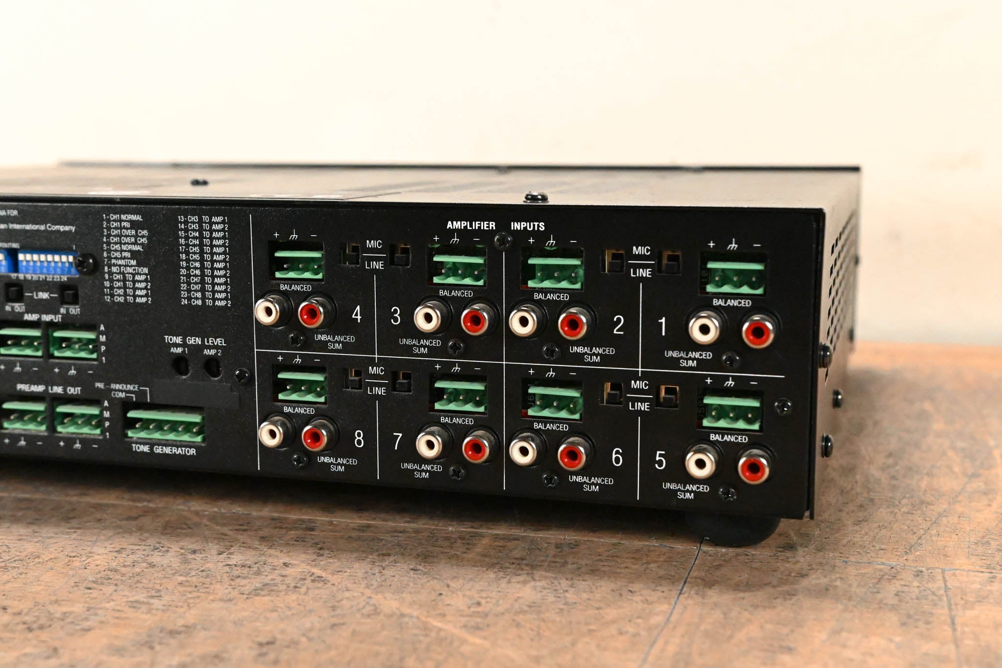 Crown 280MA Eight Input, Dual 80W Mixer-Amplifier
