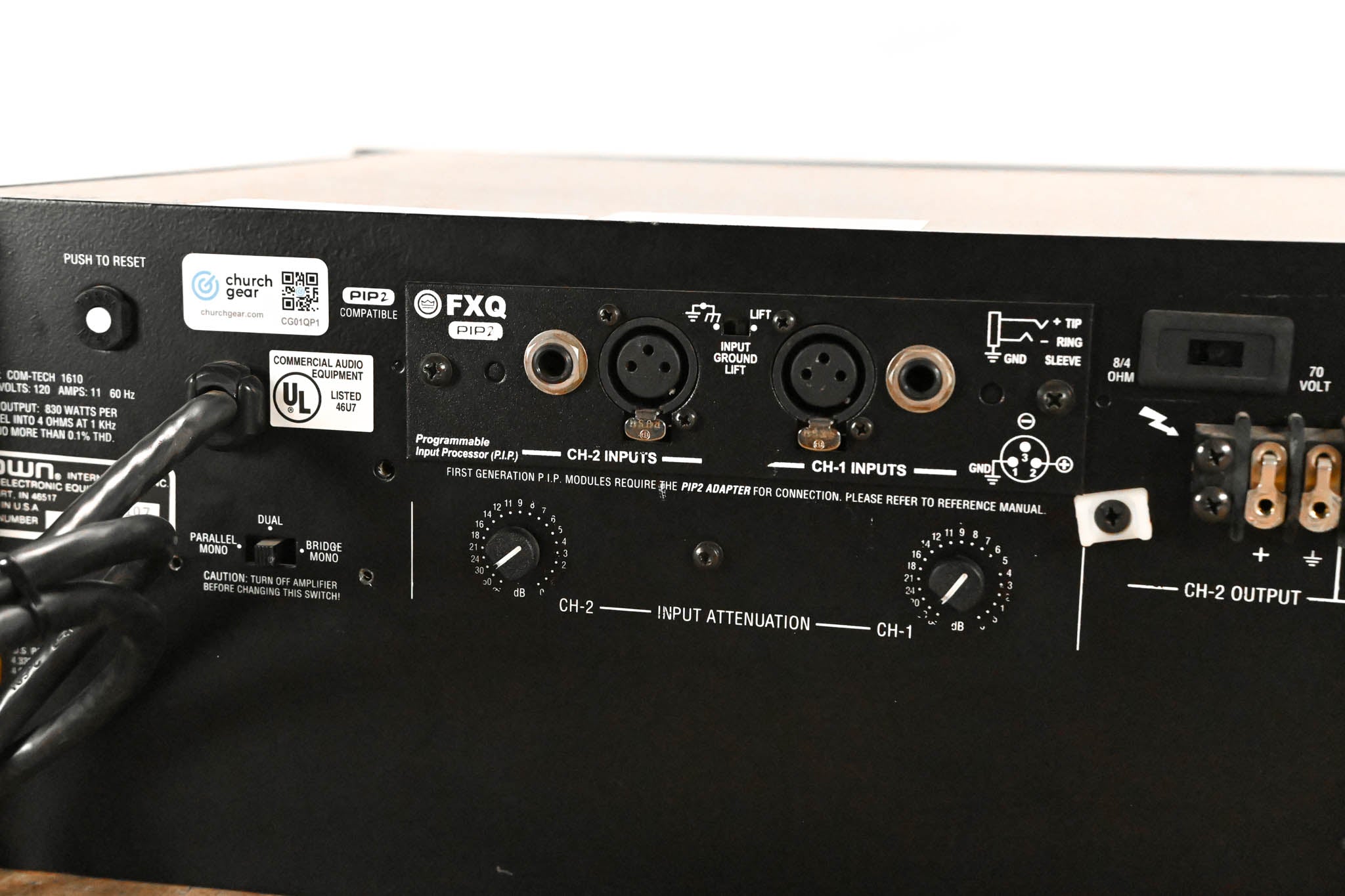Crown Com-Tech 1610 2-Channel Power Amplifier