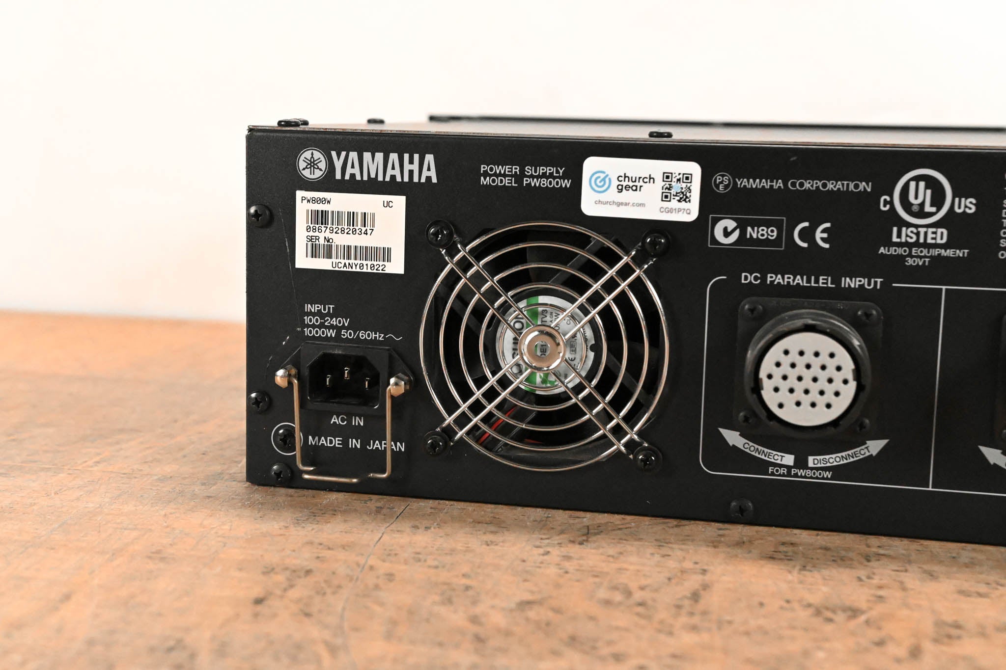Yamaha PW800W Mixer Redundant Power Supply