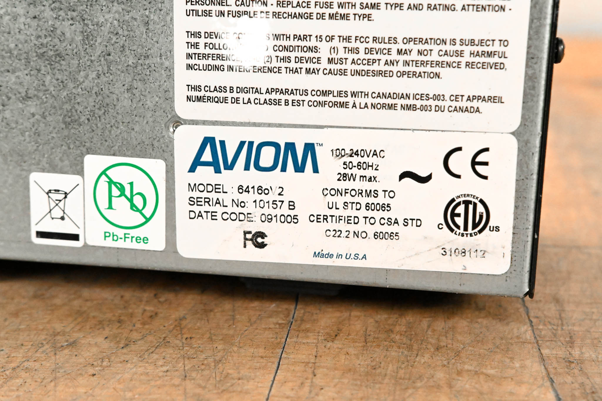 Aviom 6416o Output Module - Version 2