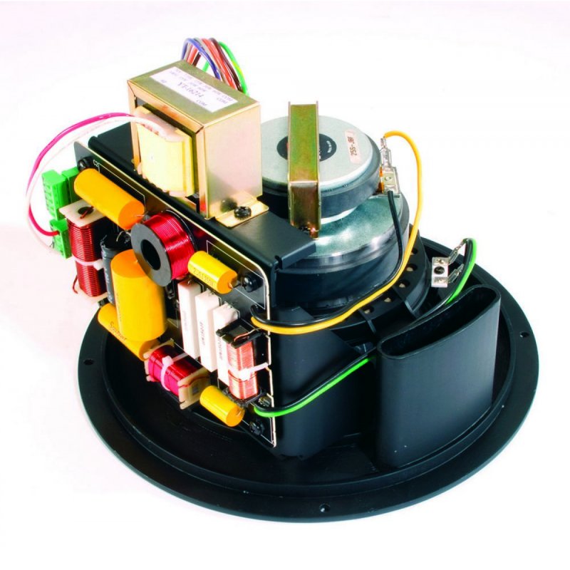 8" Coaxial Ceiling Loudspeaker with HF Compression Driver and Transformer
