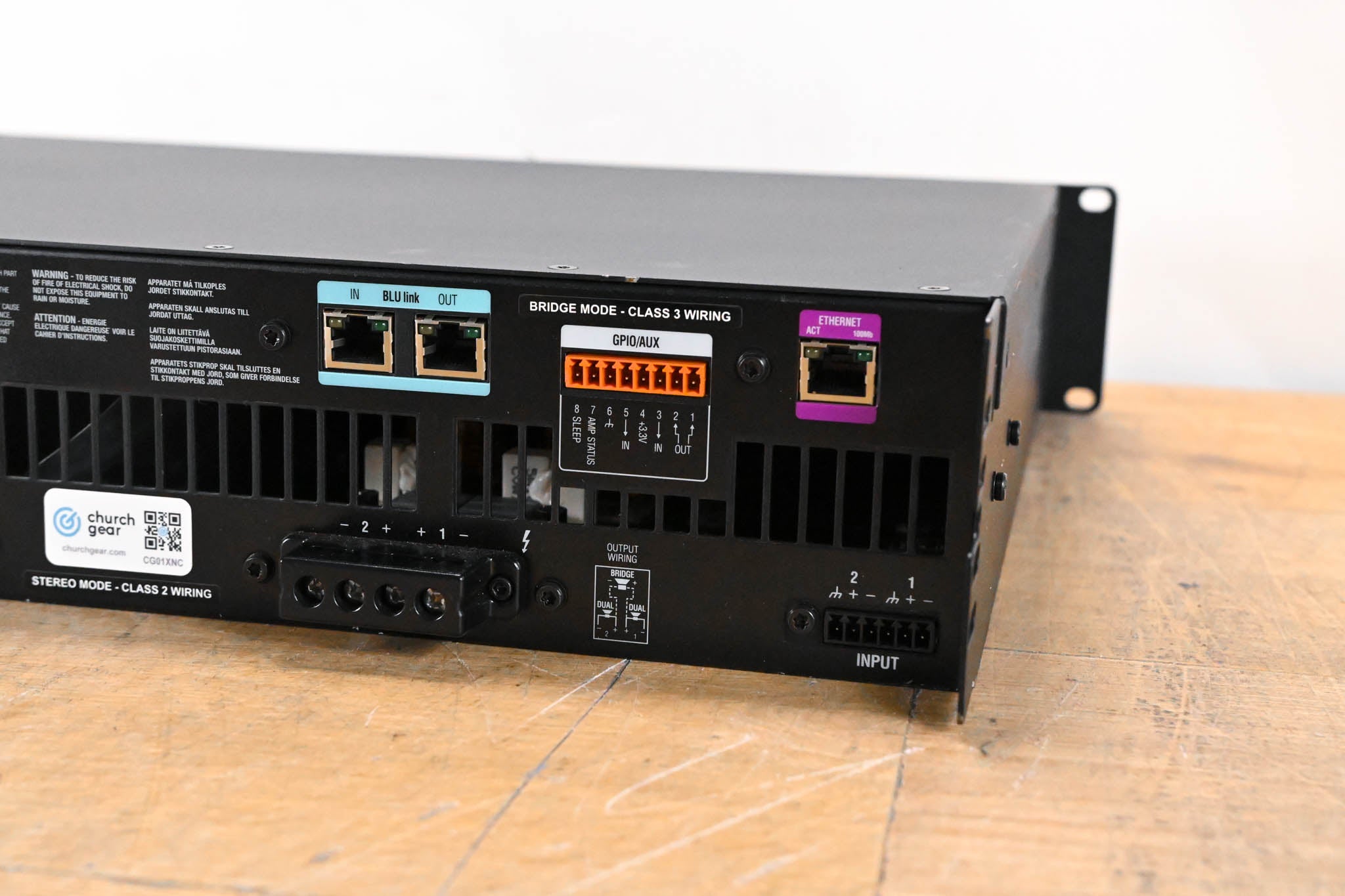 Crown CDi 2|1200BL 2-Channel DriveCore Series Power Amp w/ BLU Link