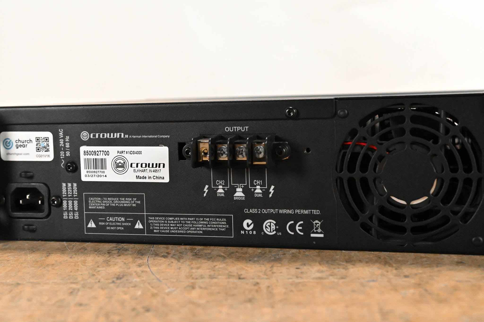 Crown DSi 4000 2-Channel Power Amplifier