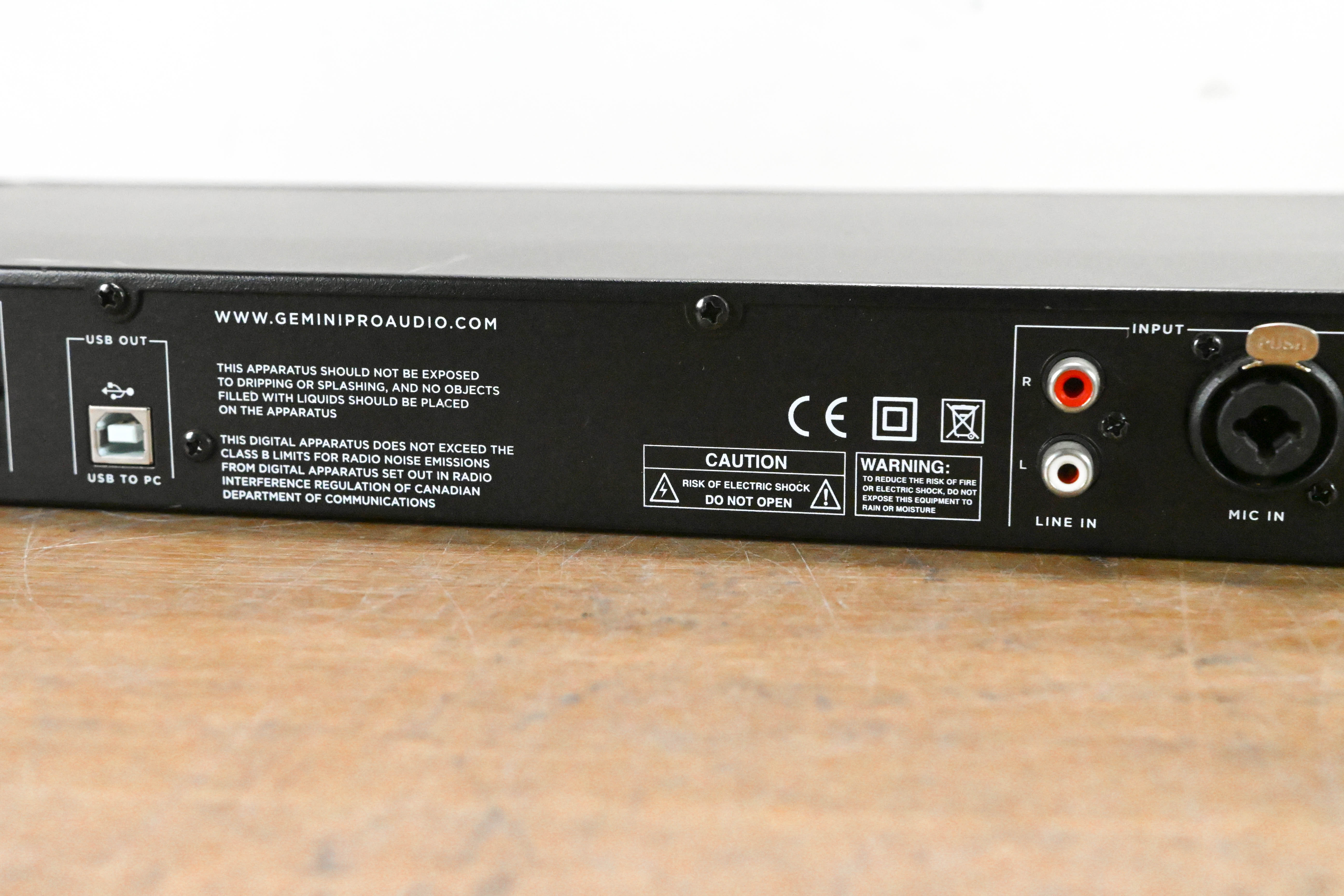 Gemini DRP-1 Rack Mount Digital Recorder (NO POWER SUPPLY)