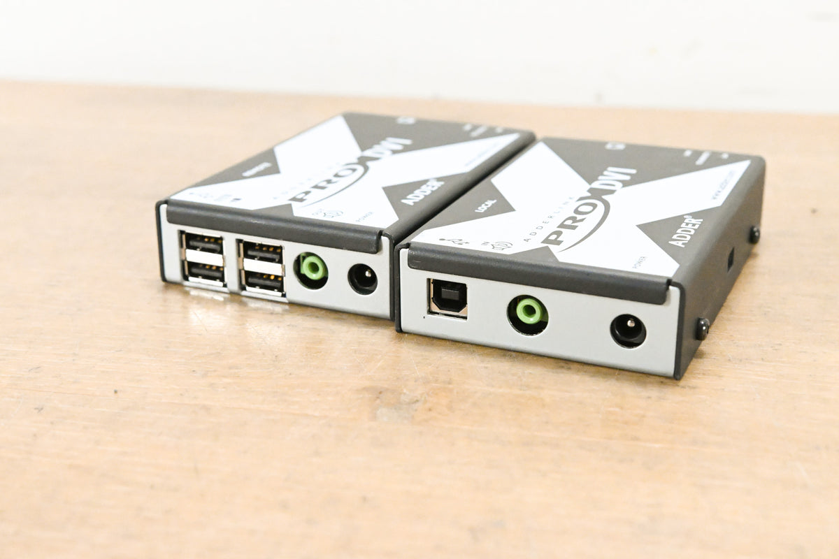Adder AdderLink X-DVIPRO Single Link DVI/USB Extender (NO POWER SUPPLY)