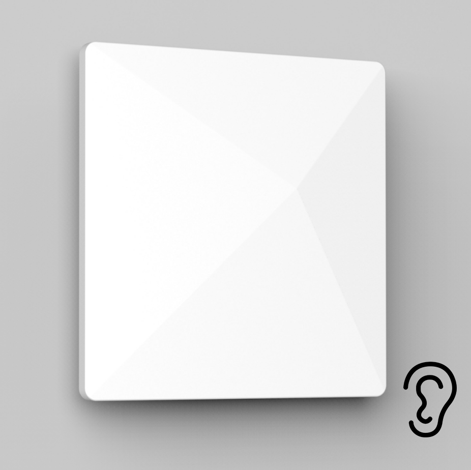 Circularly Polarized Wall or Ceiling Mounted Architectural Antenna for Installed In-Ear Monitor Systems