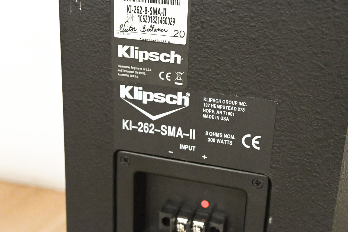 Klipsch KI-262-B-SMA-II 12" 2-Way 300W Surface-Mount Speaker - Black
