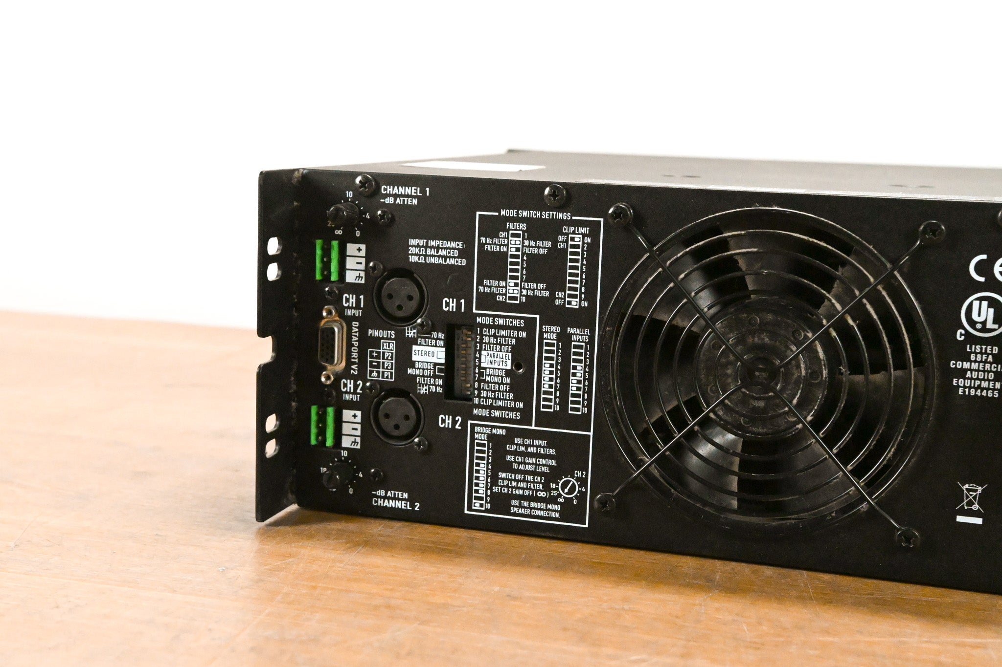 QSC ISA450 2-Channel Installation Power Amplifier