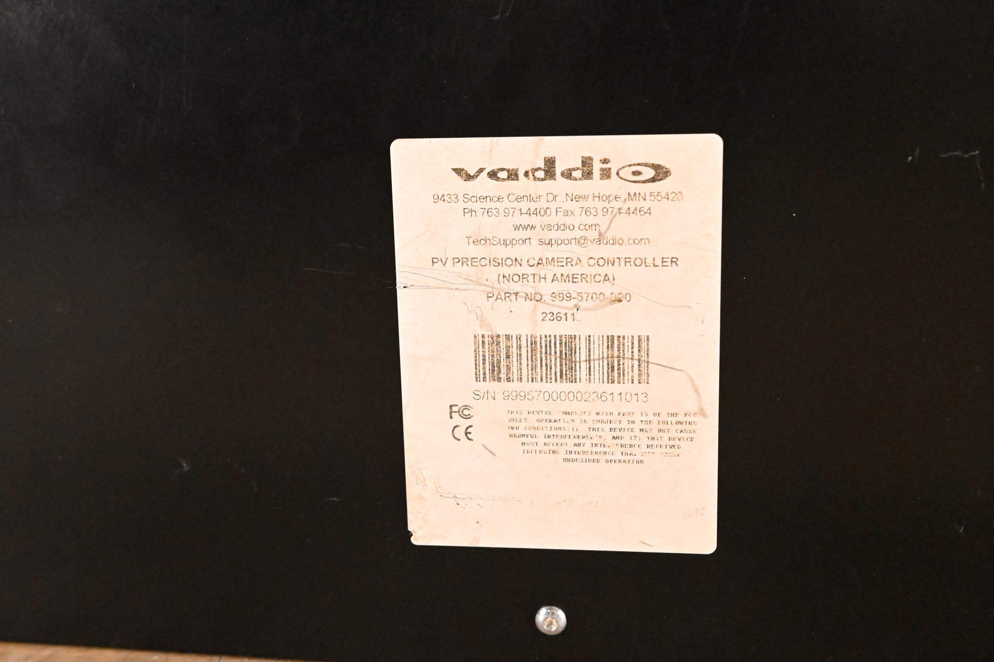 Vaddio ProductionVIEW Precision Camera Controller (NO POWER SUPPLY)