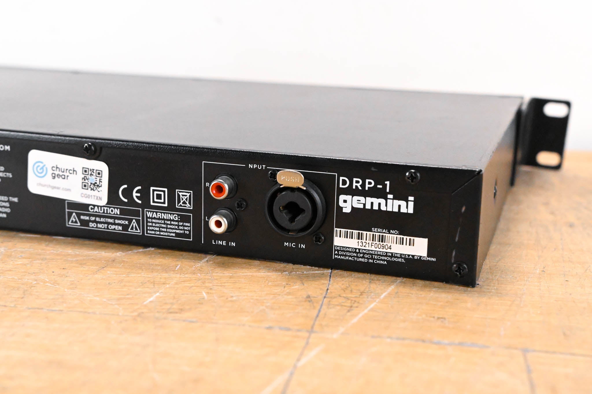 Gemini DRP-1 Rack Mount Digital Recorder