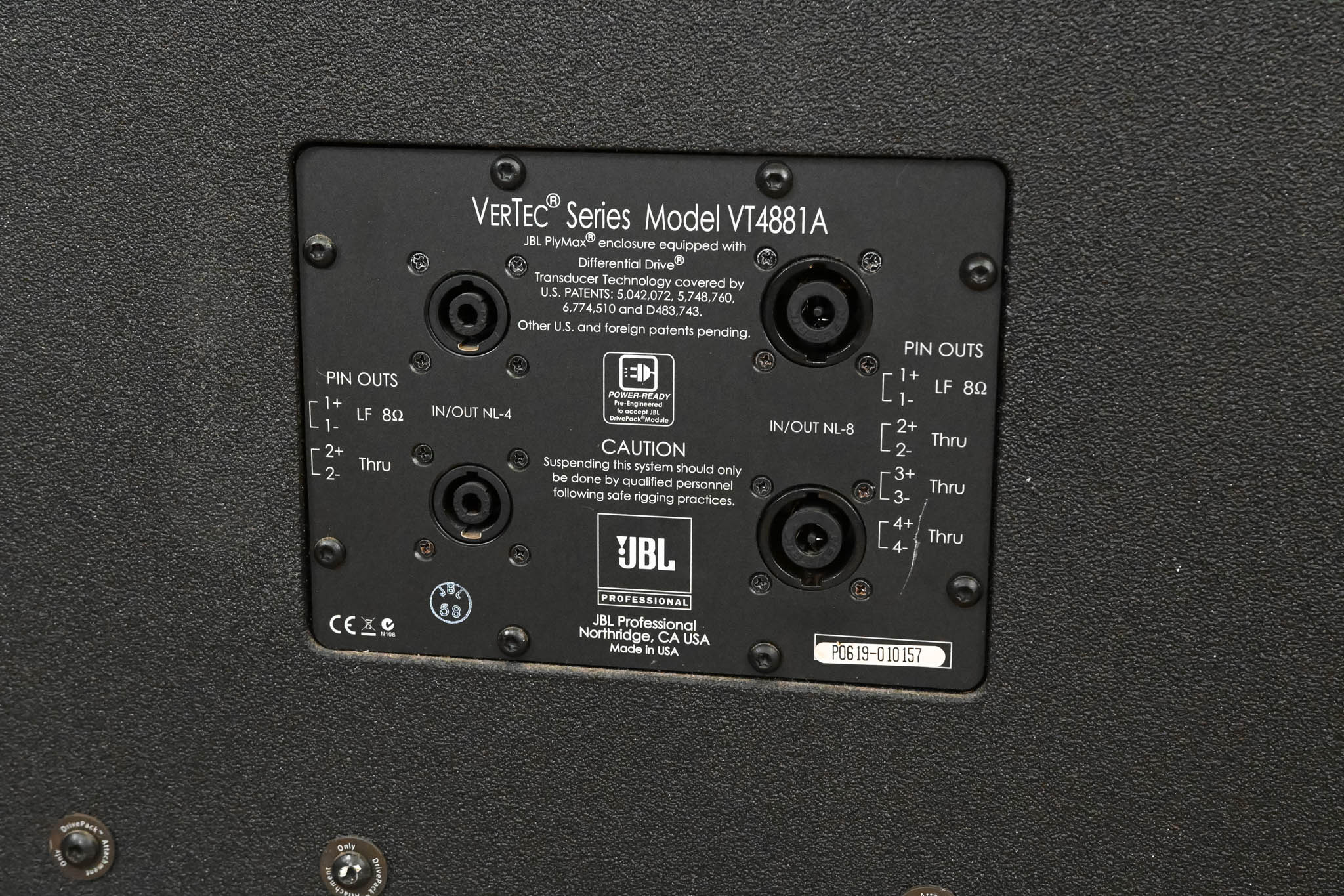 JBL VT4881A Compact Arrayable 18" Subwoofer