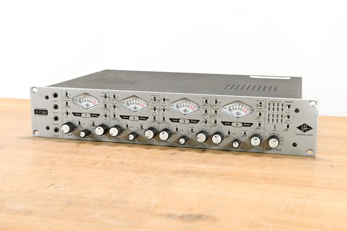 Universal Audio 4-710d 4-Channel Microphone Preamp and Compressor