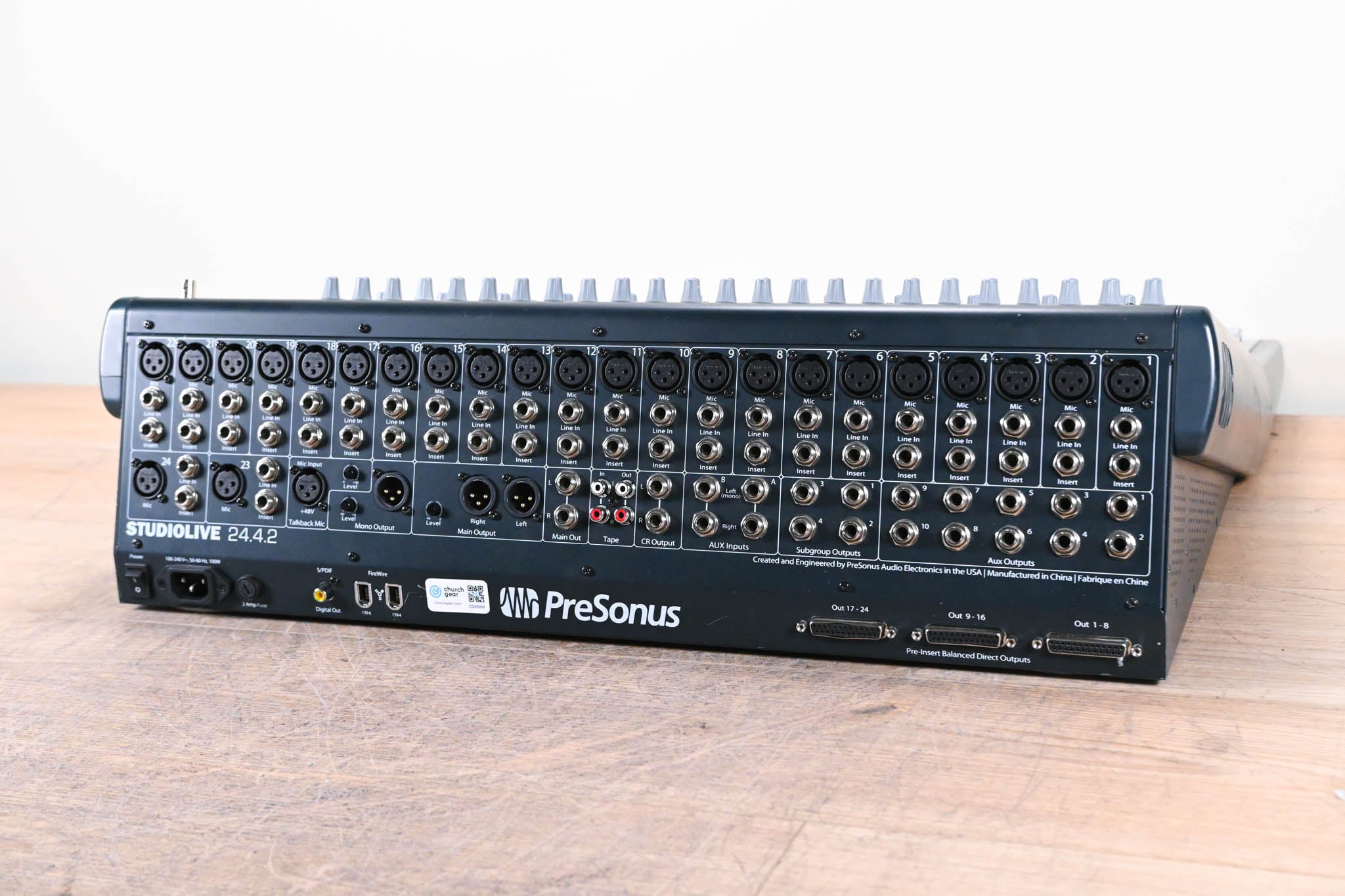 PreSonus StudioLive 24.4.2 24-Channel Digital Audio Mixer