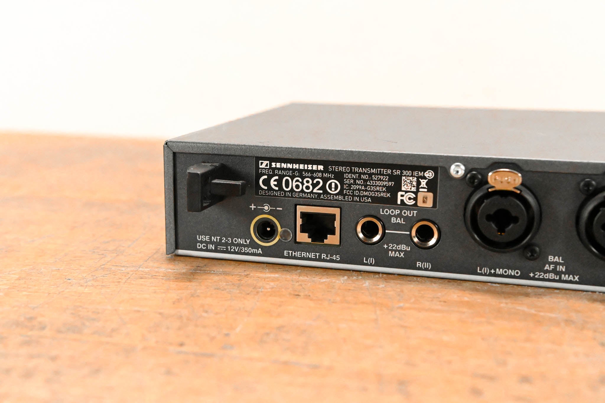 Sennheiser SR 300 IEM G3 Wireless Transmitter 566-608MHz NO POWER SUPPLY