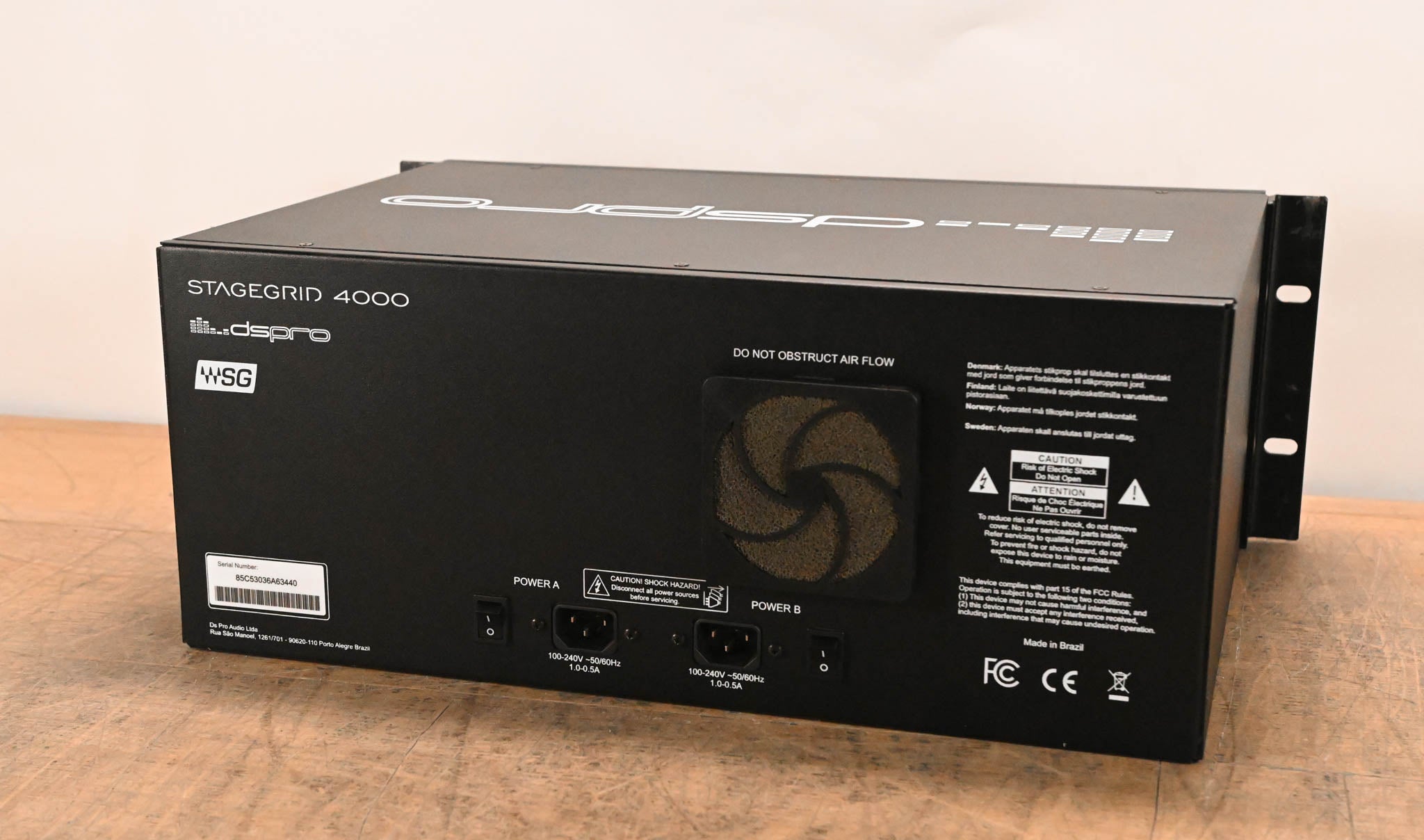 Waves DSPRO StageGrid 4000 32-in / 16-out Digital SoundGrid Stagebox