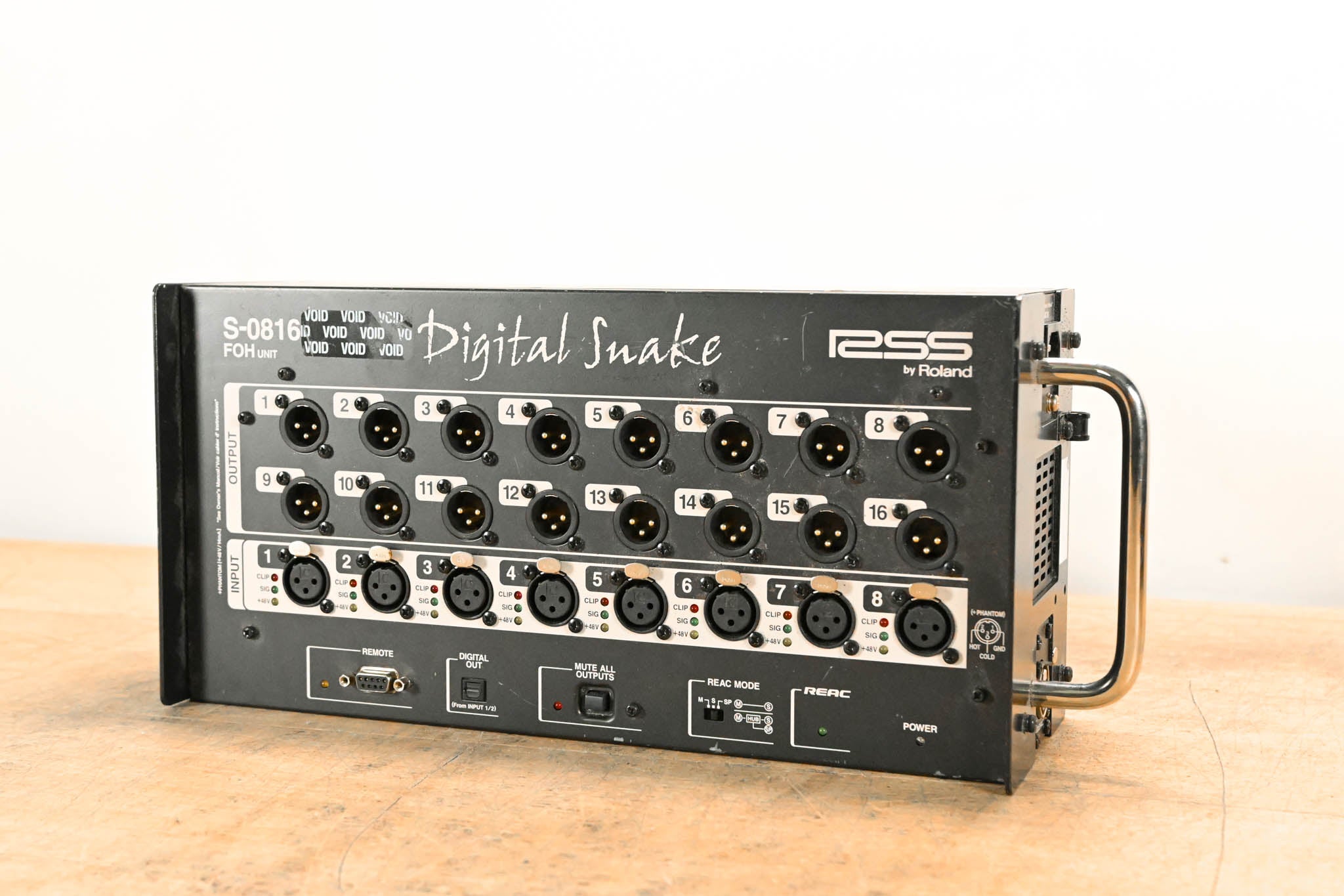 Roland S-0816 8 x 16 Digital Snake Front of House Unit