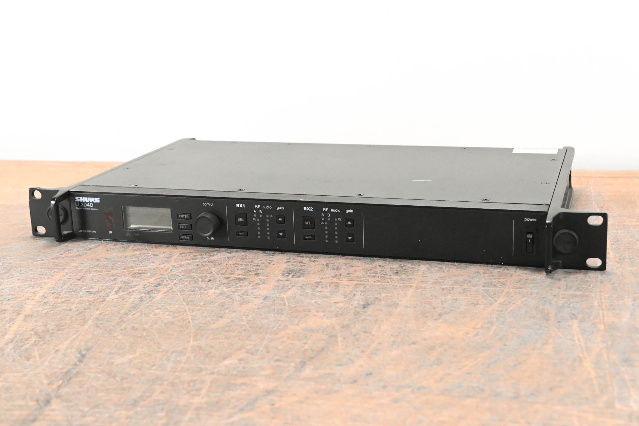 Shure ULXD4D Dual-Channel Digital Wireless Receiver L50 Band: 632-696MHz