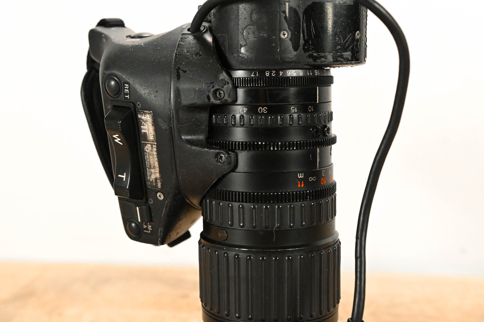 Fujinon A8.5x5.5BEVM-28B 20x Zoom 2/3" ENG Broadcast Lens