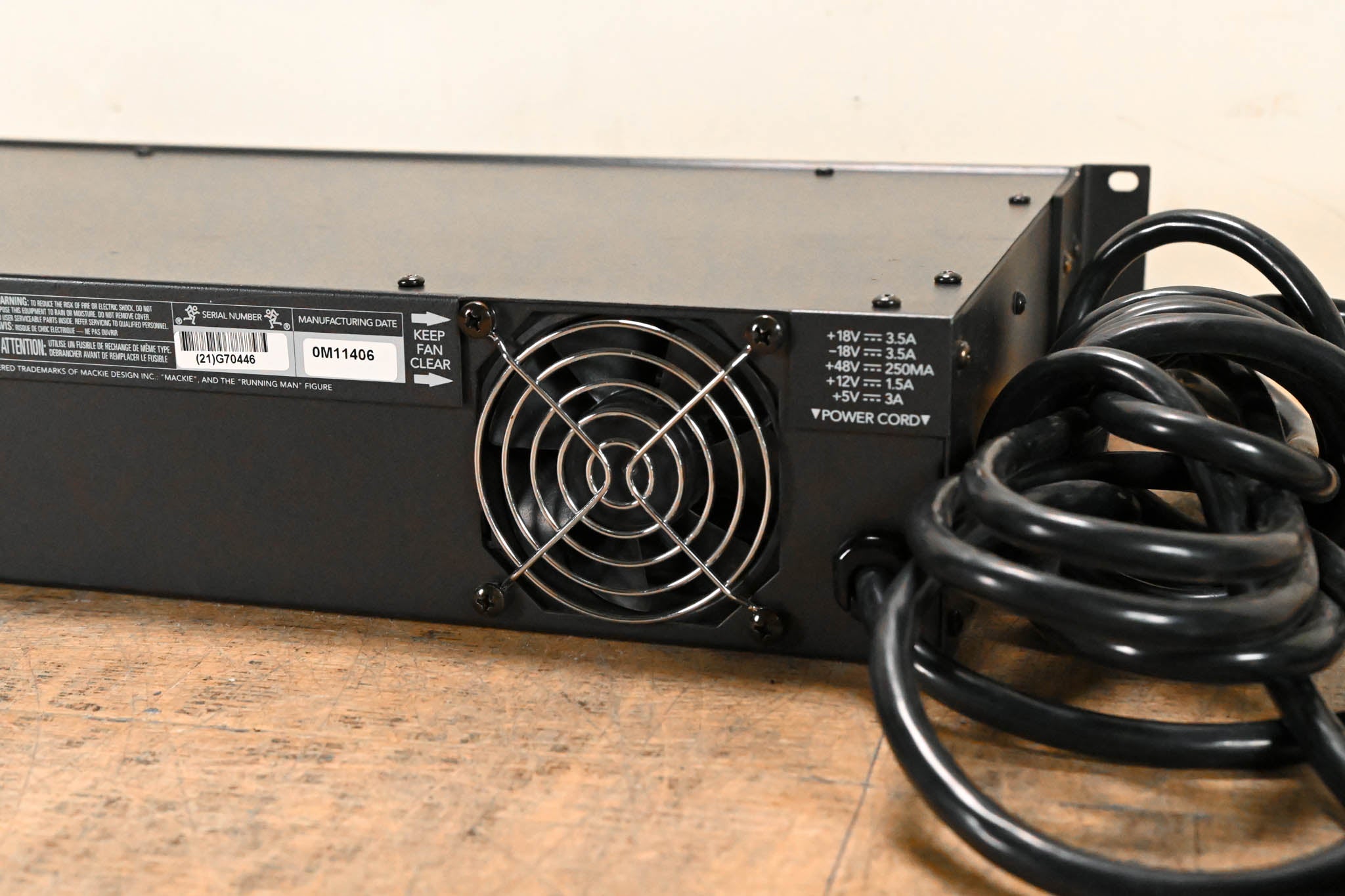 Mackie 220-Watt Power Supply For 8-Bus Mixers