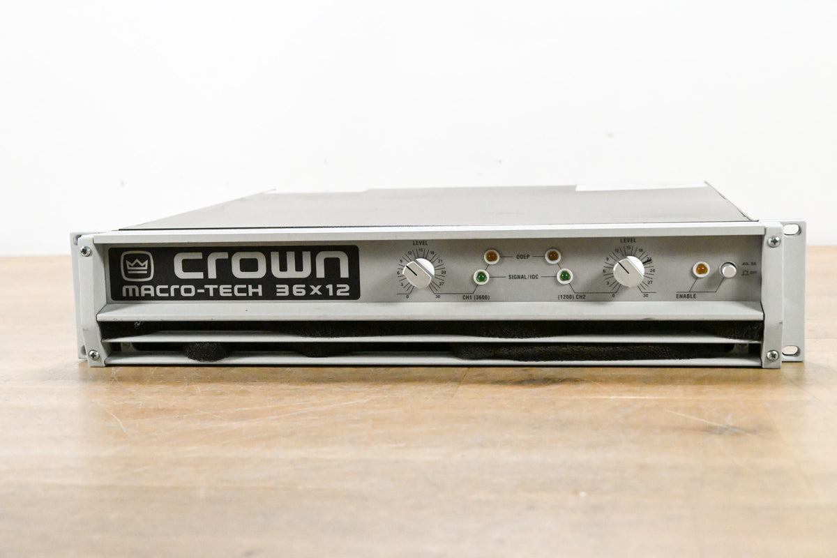Crown Macro-Tech 36x12 2-Channel Power Amplifier