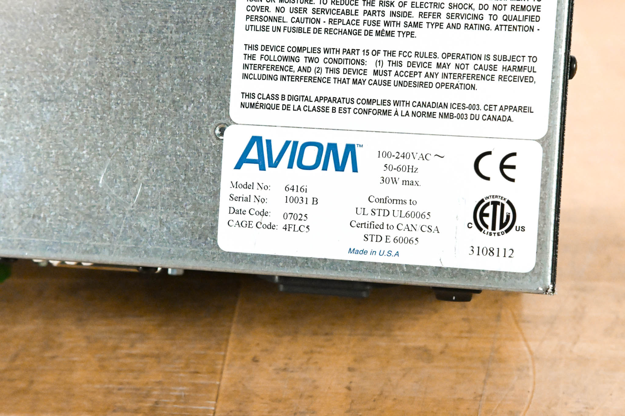 Aviom 6416i Line-Level Input Module