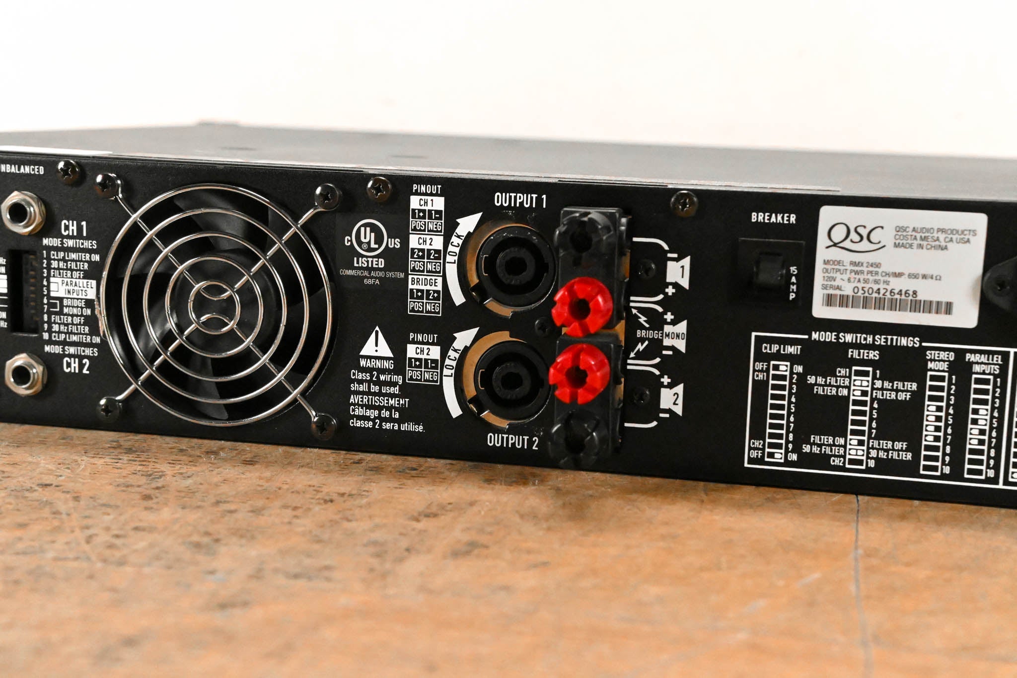 QSC RMX2450 2-Channel Power Amplifier
