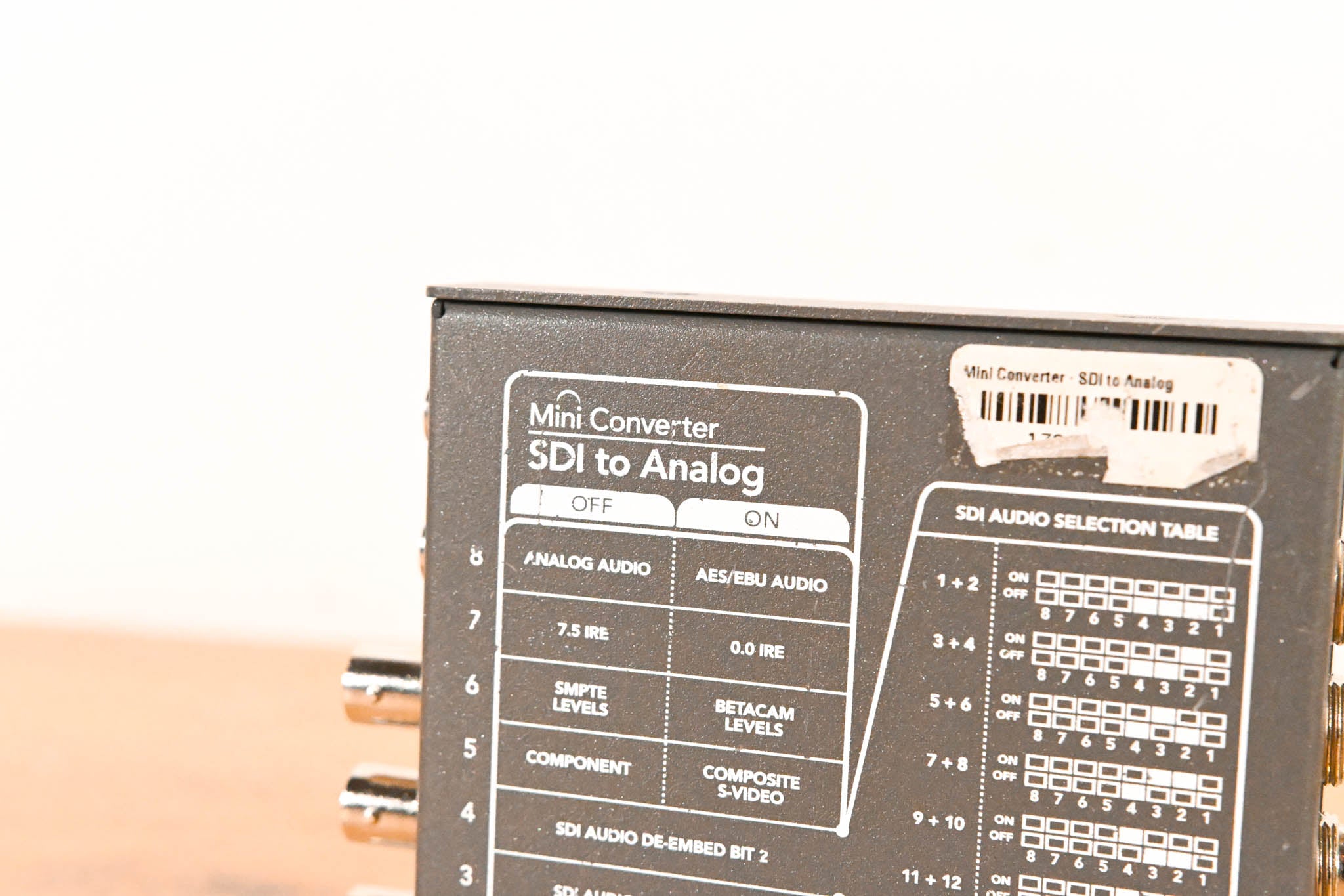Blackmagic Design Mini Converter SDI to Analog (NO POWER SUPPLY)