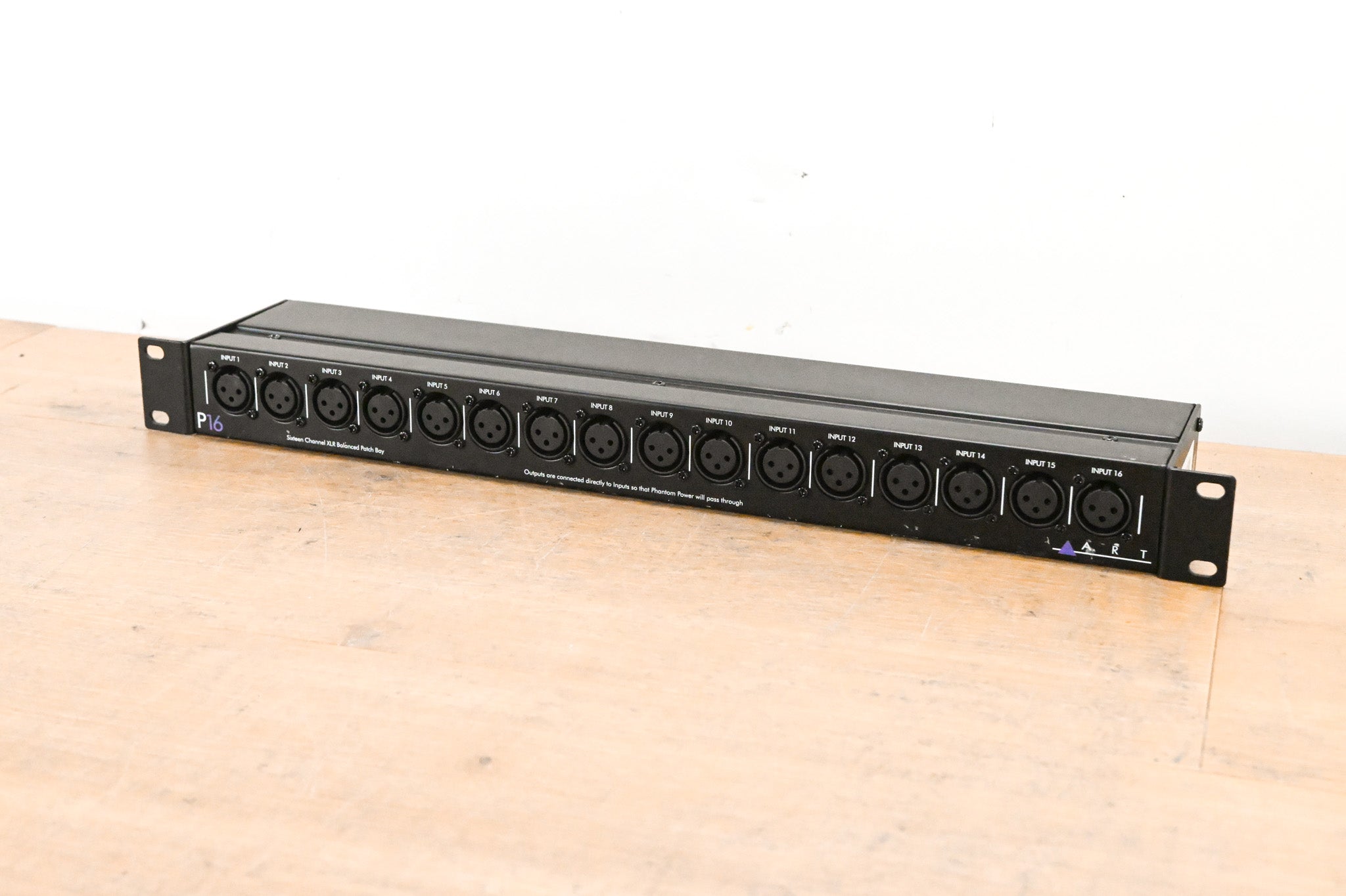 ART P16 16-Channel XLR Balanced Patchbay