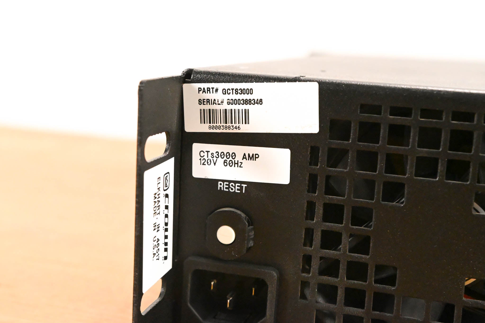 Crown CTs 3000 Two-Channel 1500W Power Amplifier