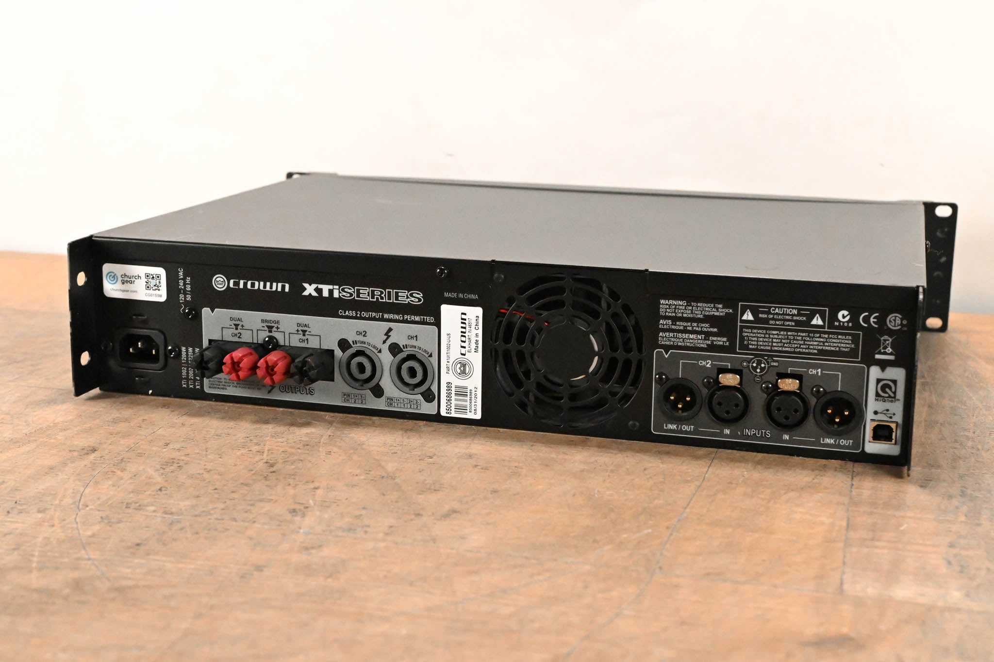 Crown XTi 1002 2-Channel 500W Power Amplifier