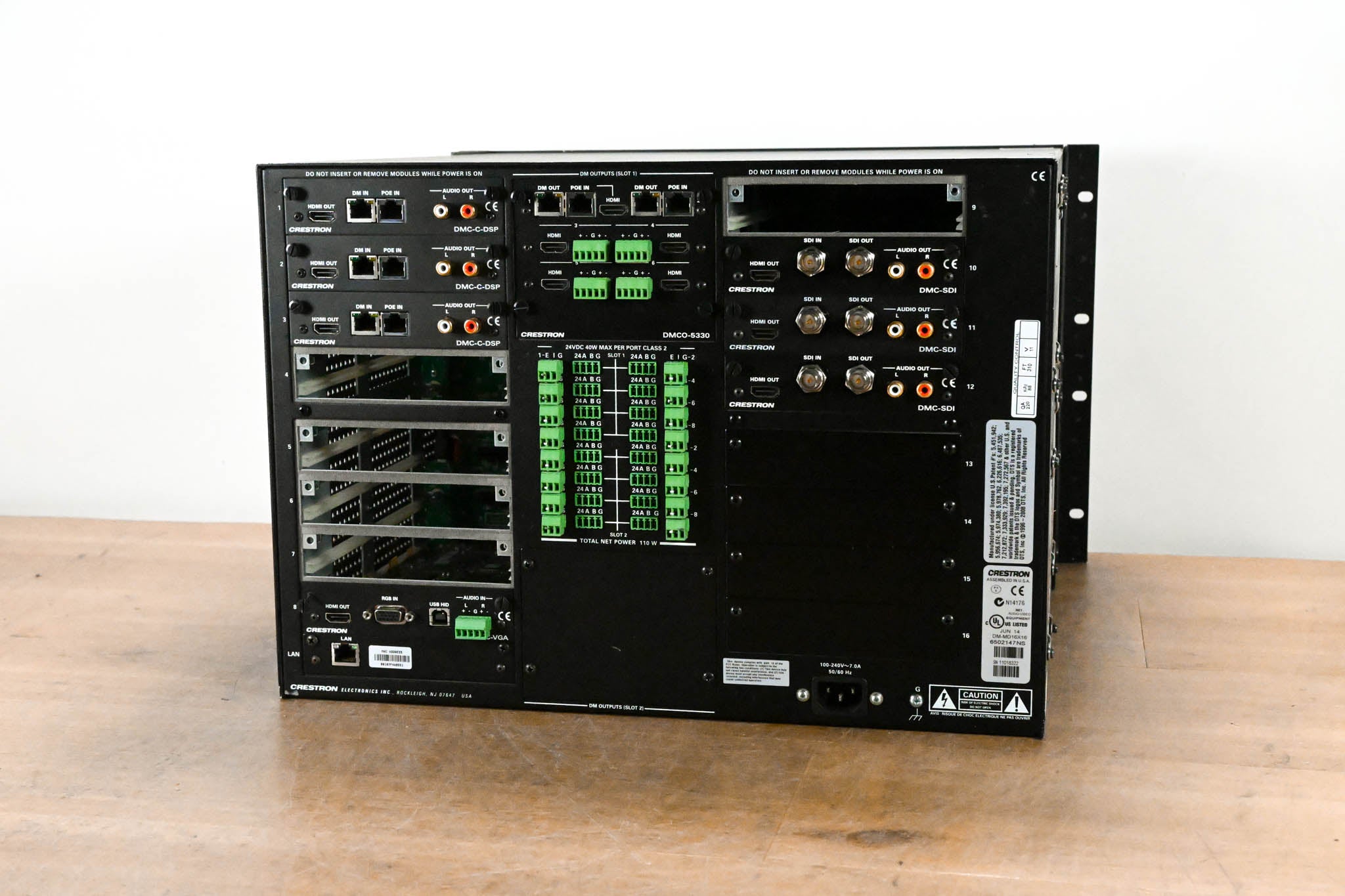 Crestron DM-MD16X16 16x16 DigitalMedia Switcher