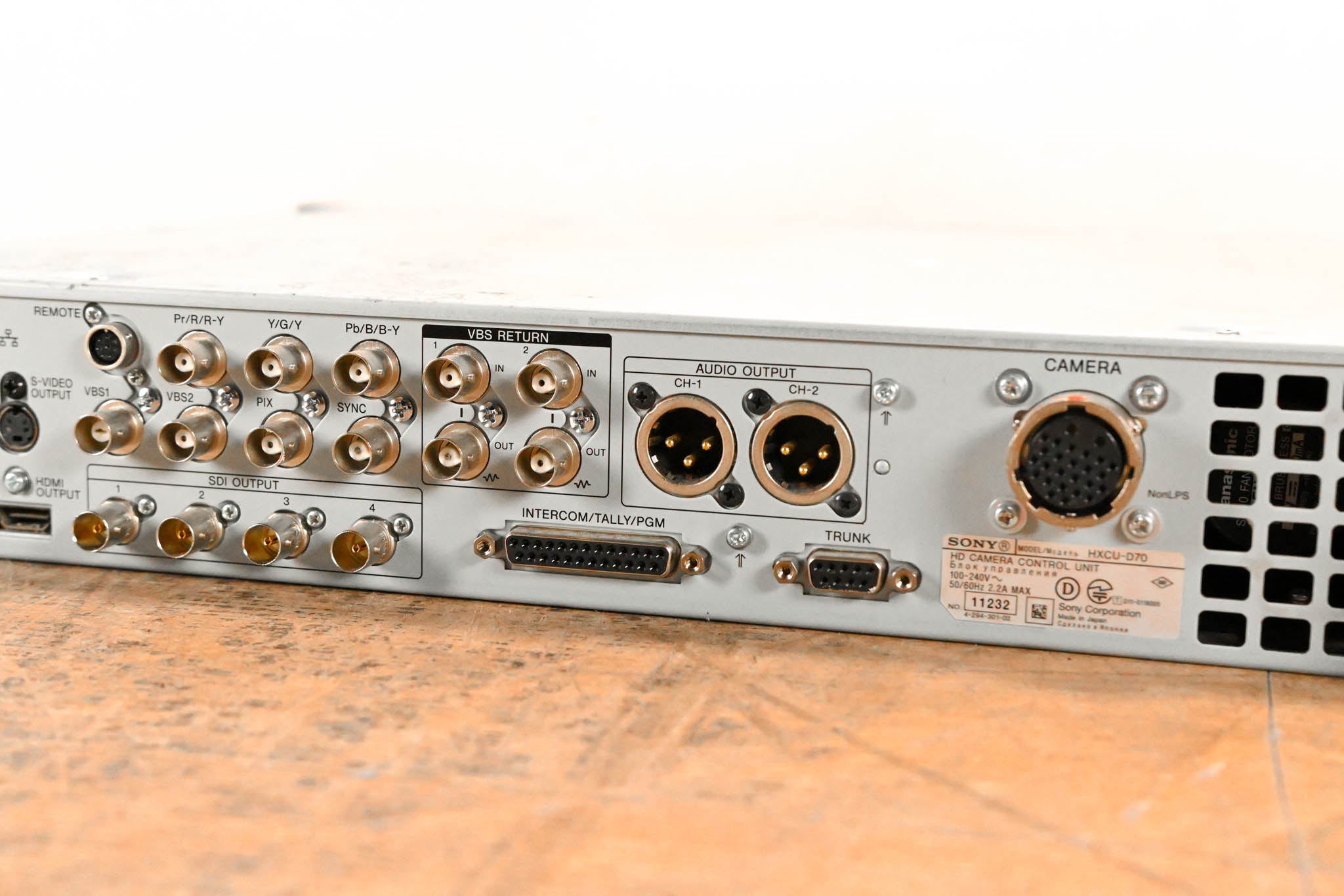 Sony HXCU-D70 Camera Control Unit for HXC-D70 HD/SD Camera