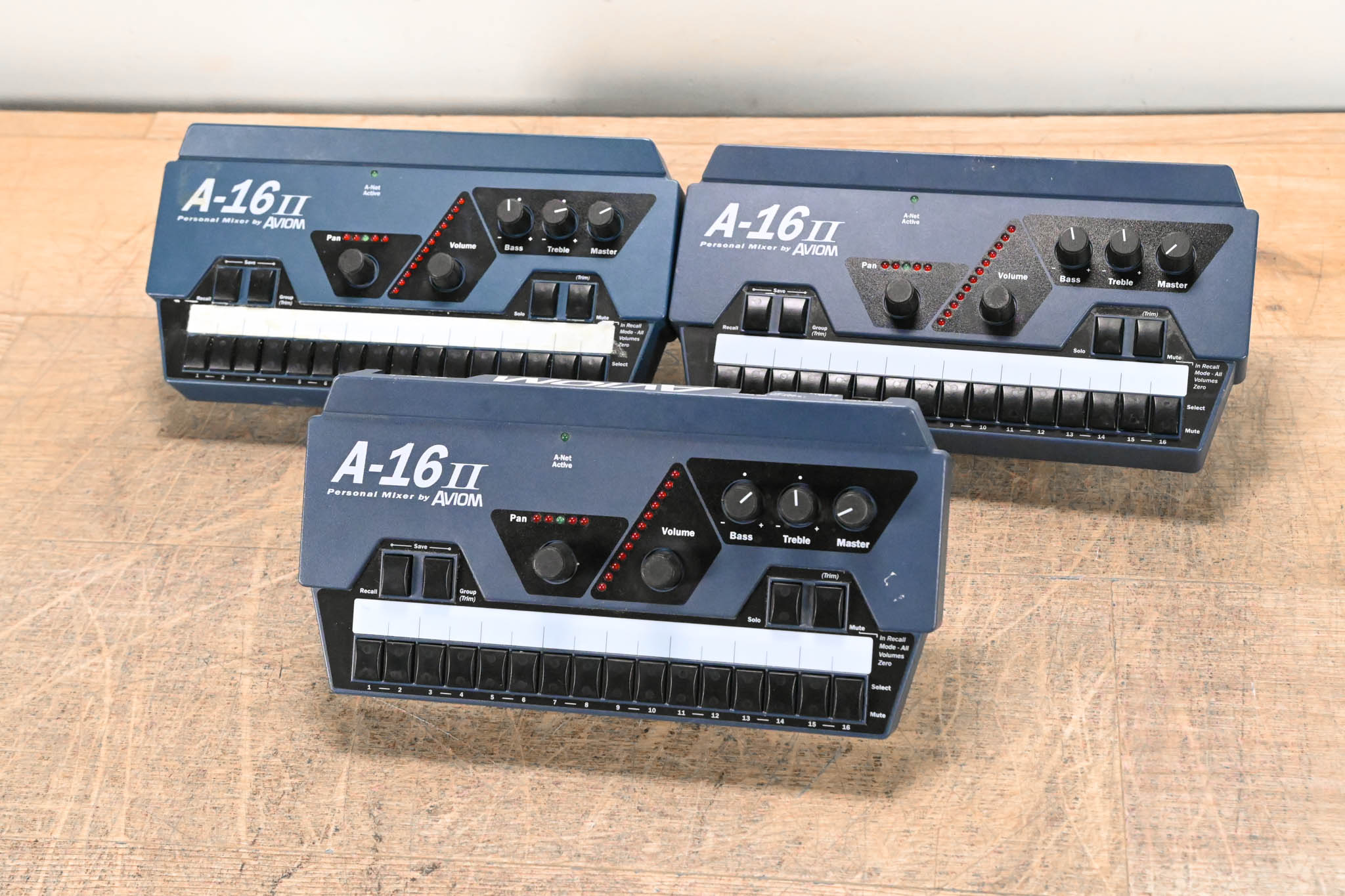 Aviom A-16II Personal Mixer (Pack of 3)