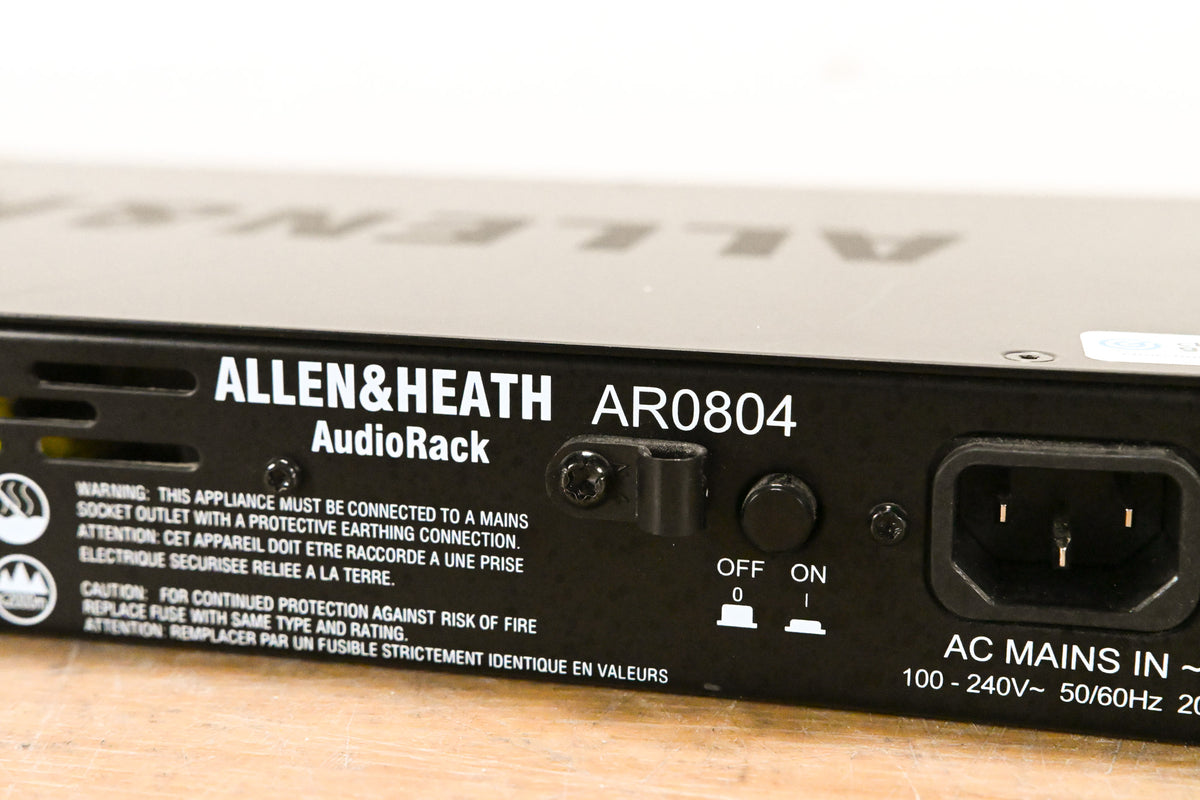 Allen & Heath AR84 8in / 4out Expansion AudioRack for GLD and Qu Mixers