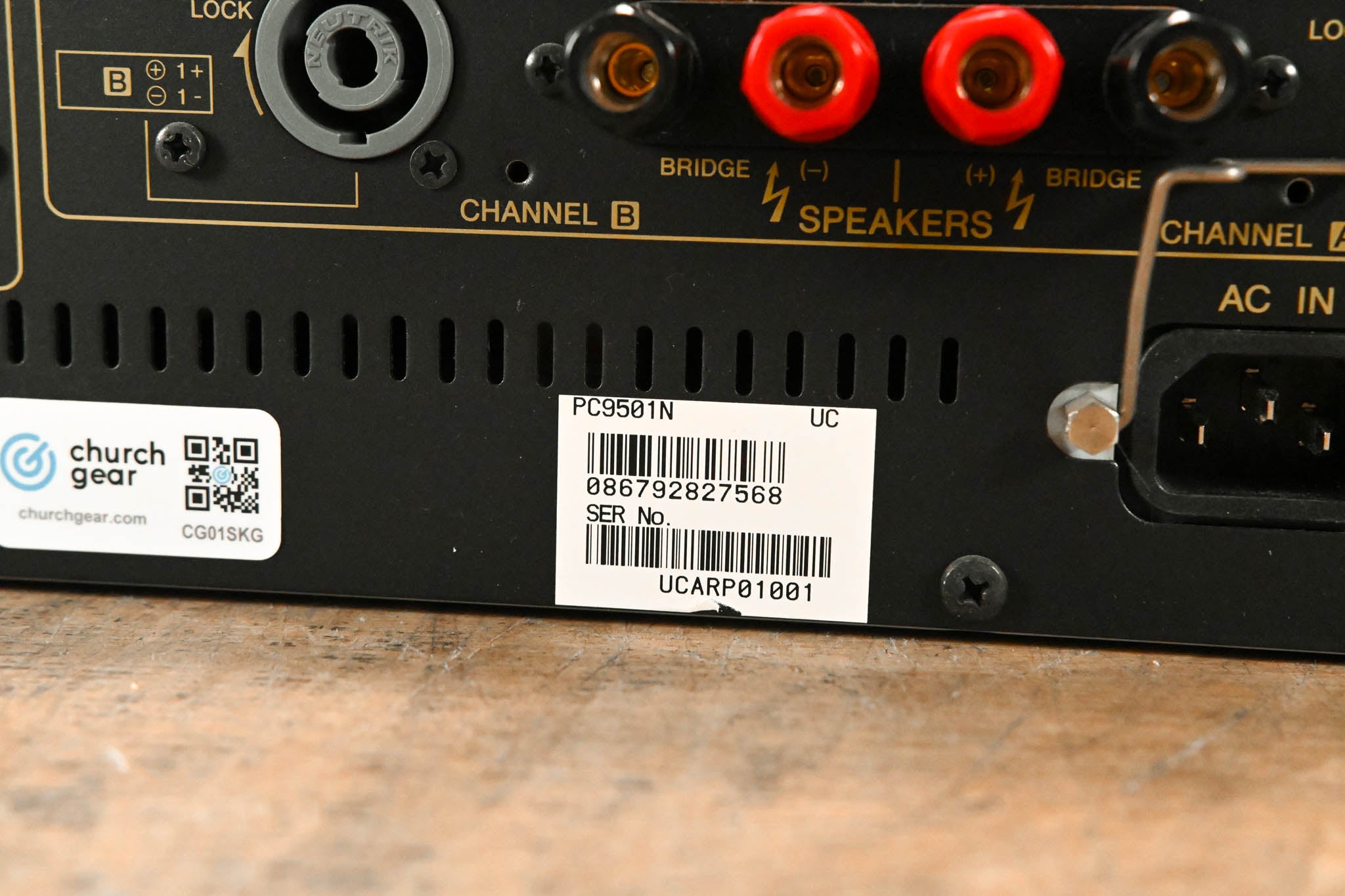 Yamaha PC9501N Two-Channel Power Amplifier CG01SKG