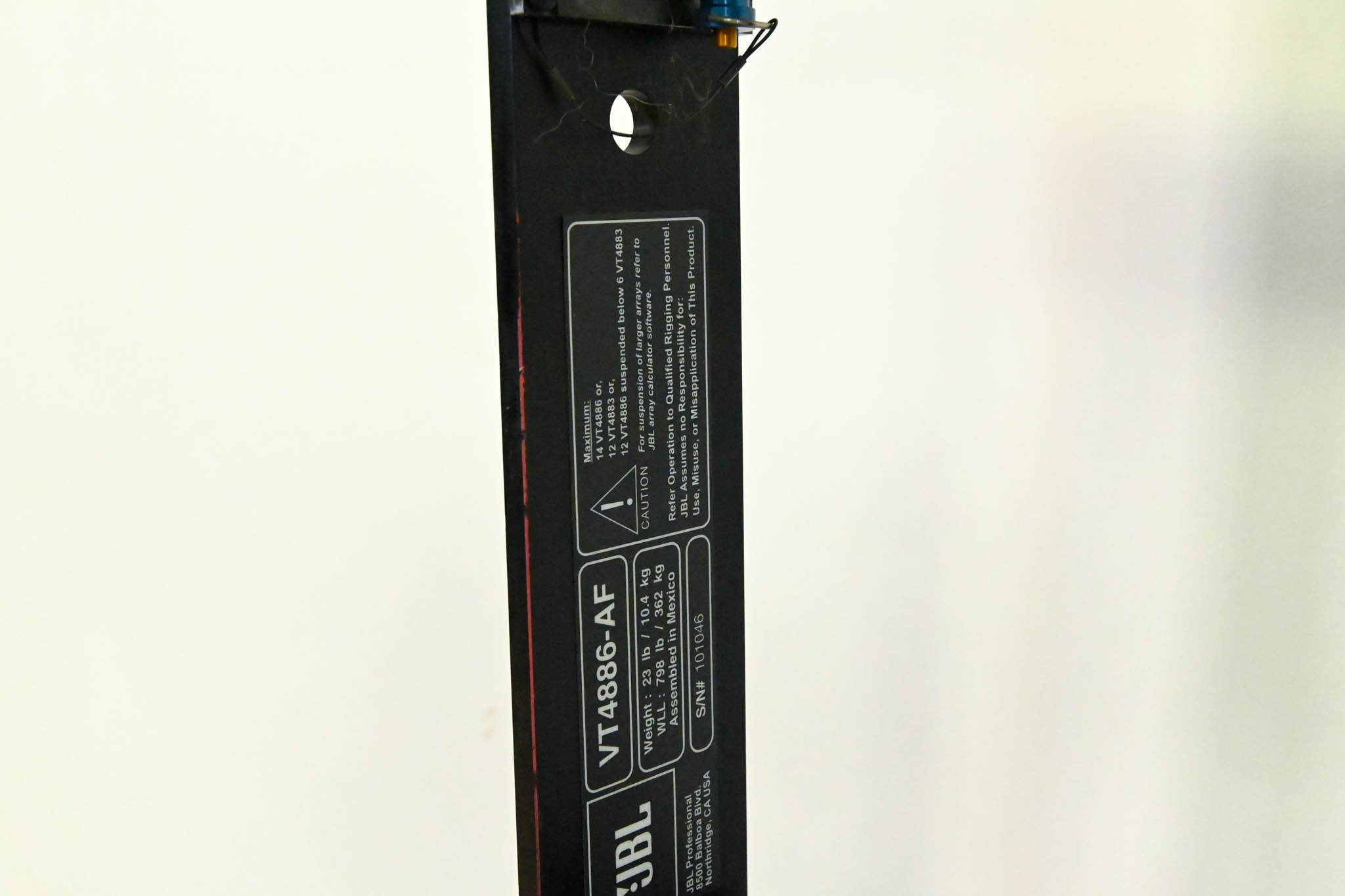 JBL VT4886-AF Array Frame for VT4886 Line Array Loudspeakers