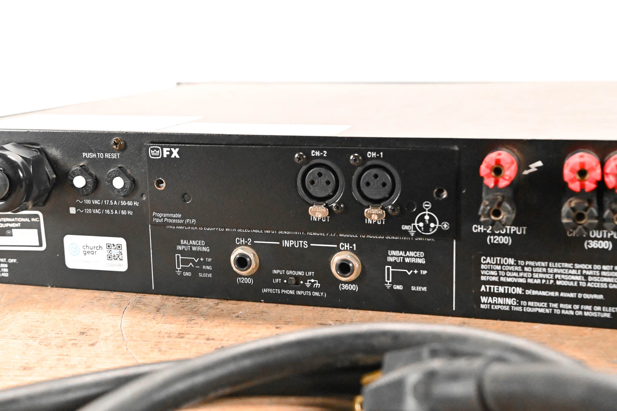 Crown Macro-Tech 36x12 2-Channel Power Amplifier