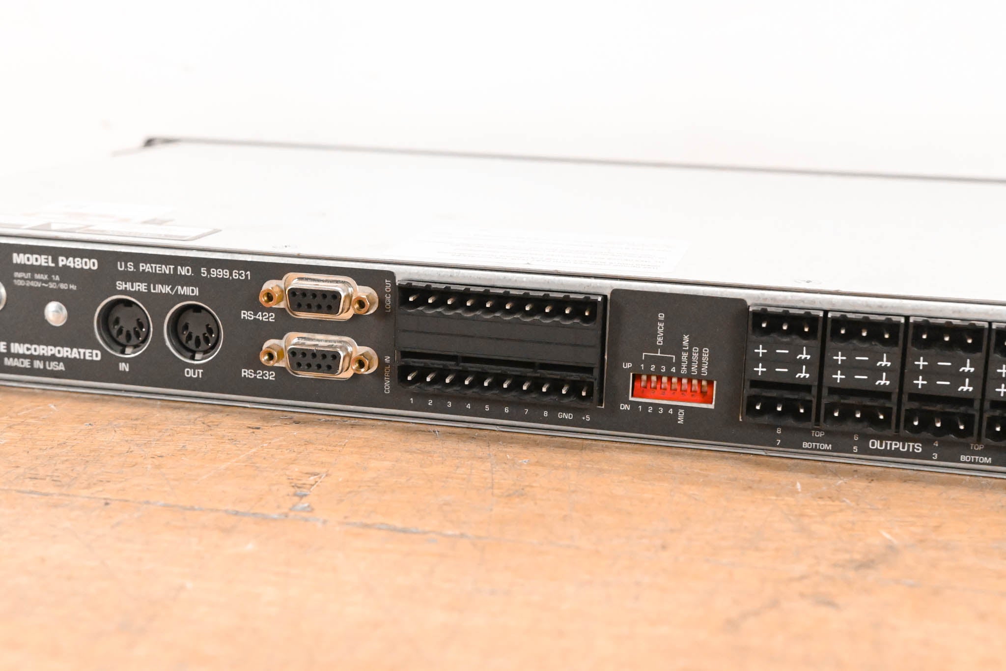 Shure P4800 4x8 Digital Signal Processor CG01TXB