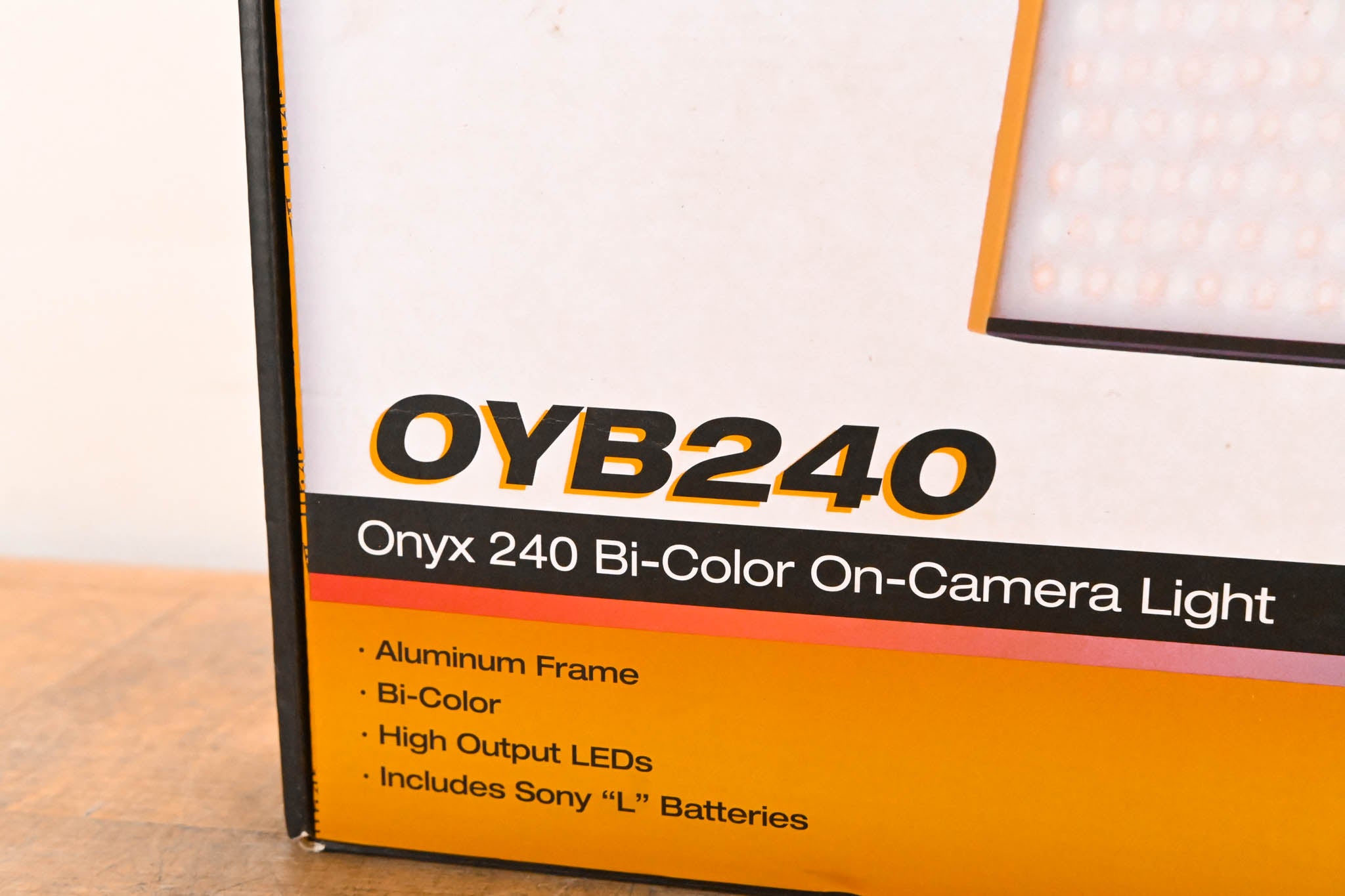 Ikan OYB240 Onyx 240 Bi-Color On-Camera LED Light w/ Accessories
