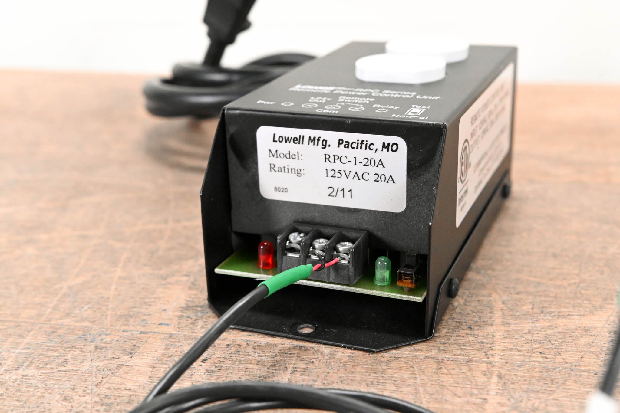 Lowell RPC-1-20A 20A Remote Power Control Unit