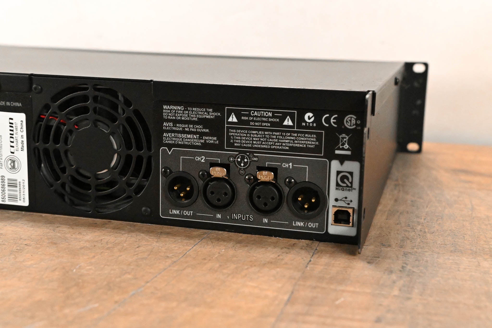 Crown XTi 1002 2-Channel 500W Power Amplifier