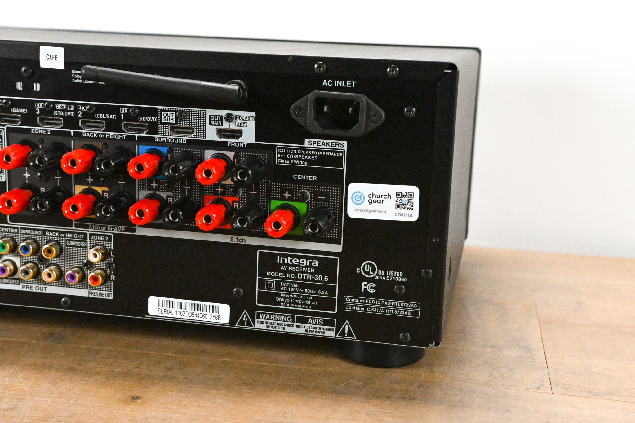 Integra DTR-30.6 7.2-Channel Network A/V Receiver