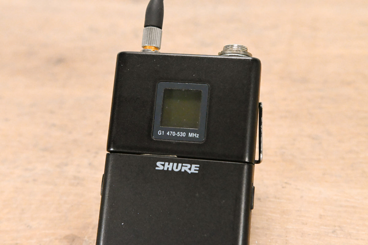 Shure UR1 Wireless Bodypack Transmitter - G1 Band: 470-530 MHz
